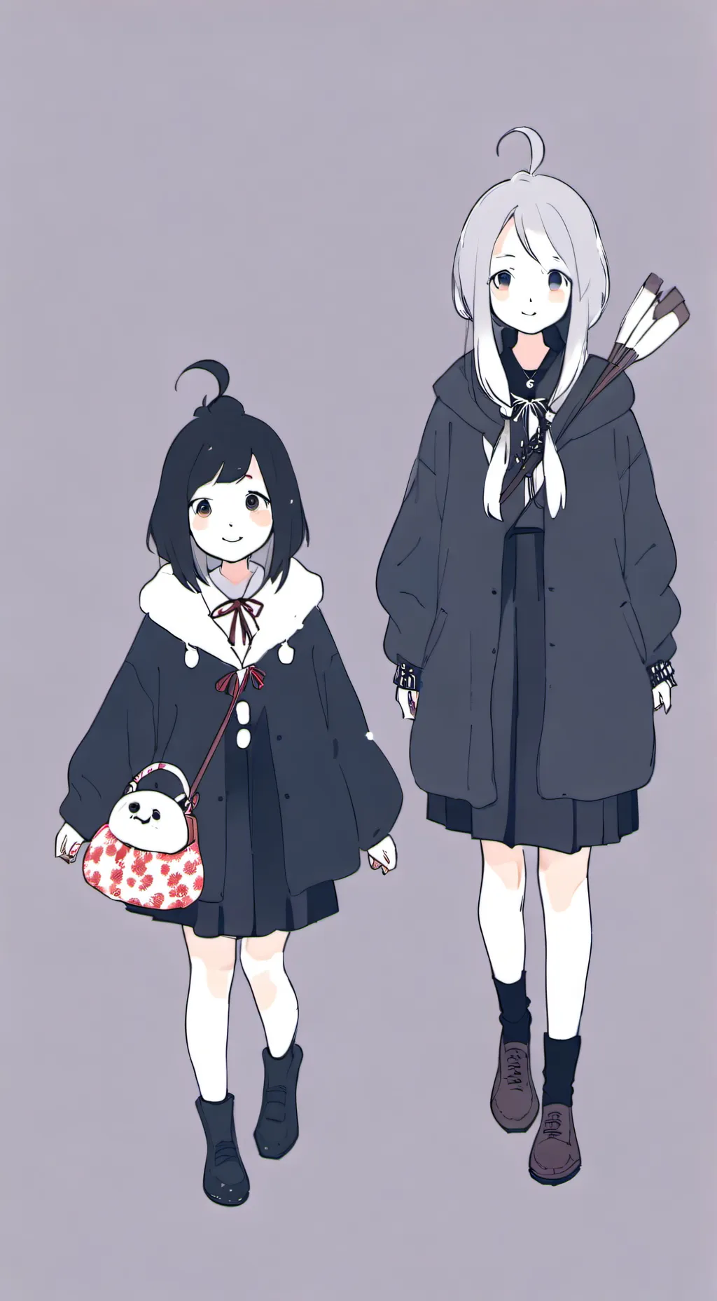 ai character: irmãs bonitas background