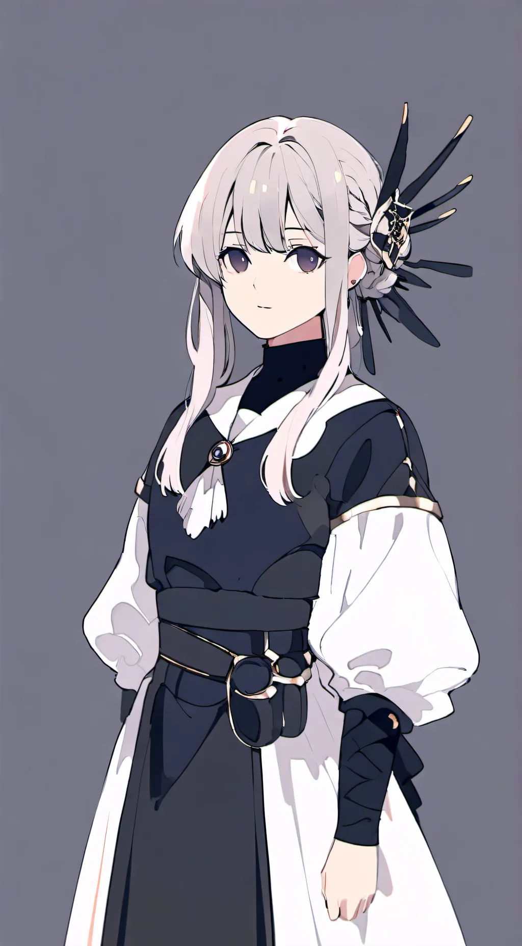 ai character: The new student  background