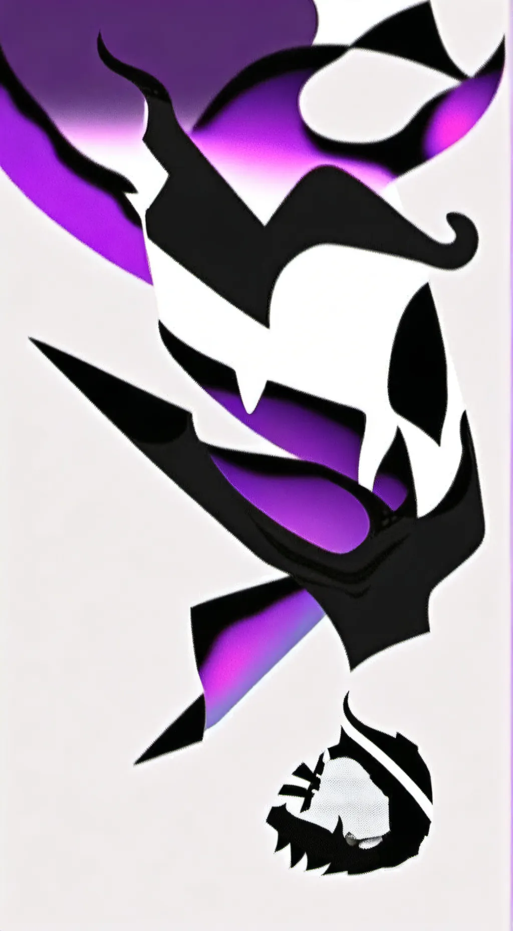 ai character: Durple background