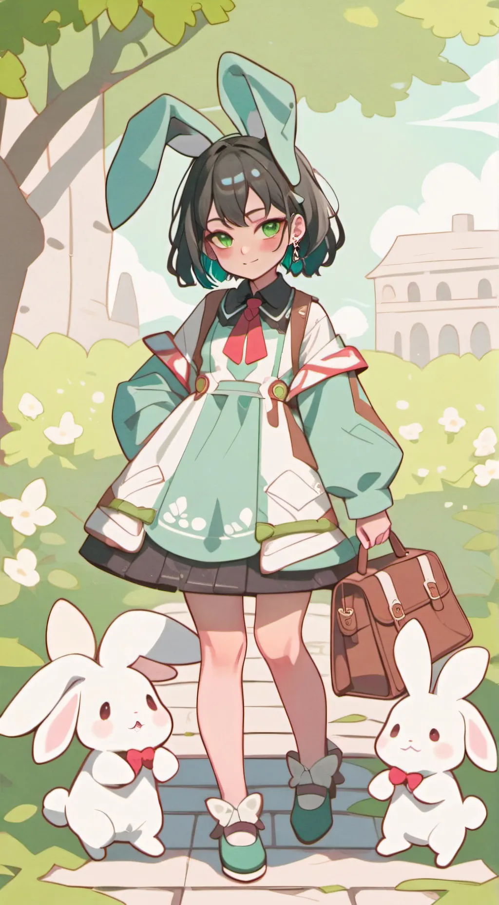 ai character: kira background