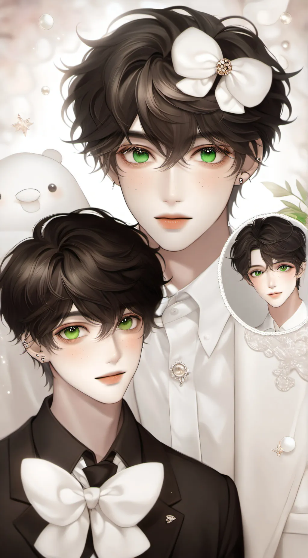 ai character: ♤~☆Akio☆~♤ background