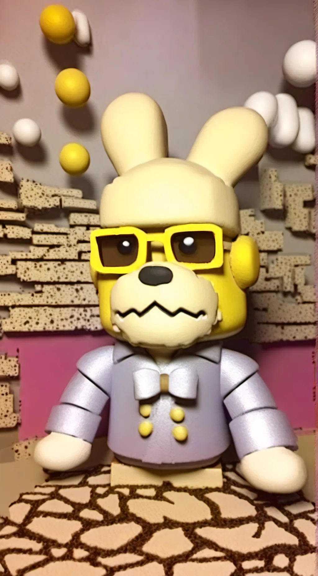 ai character: Fredbear  background