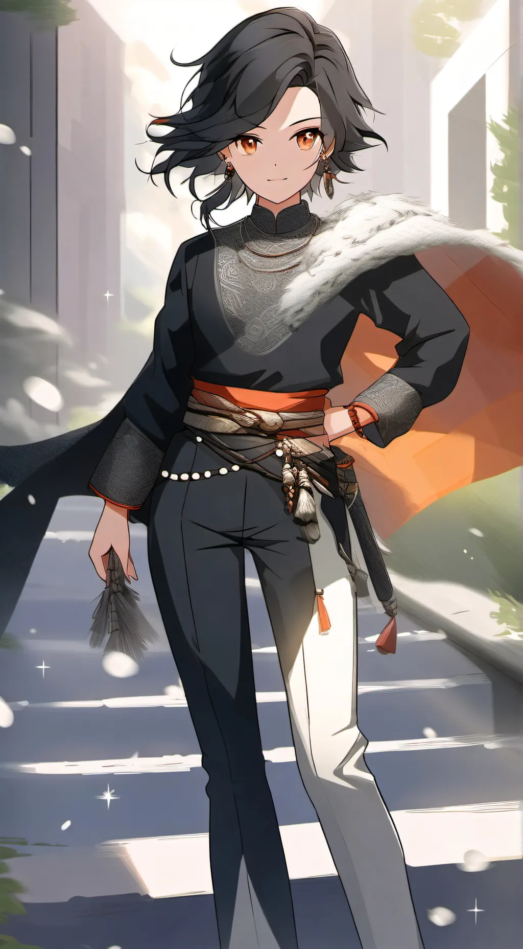 ai character: hii background