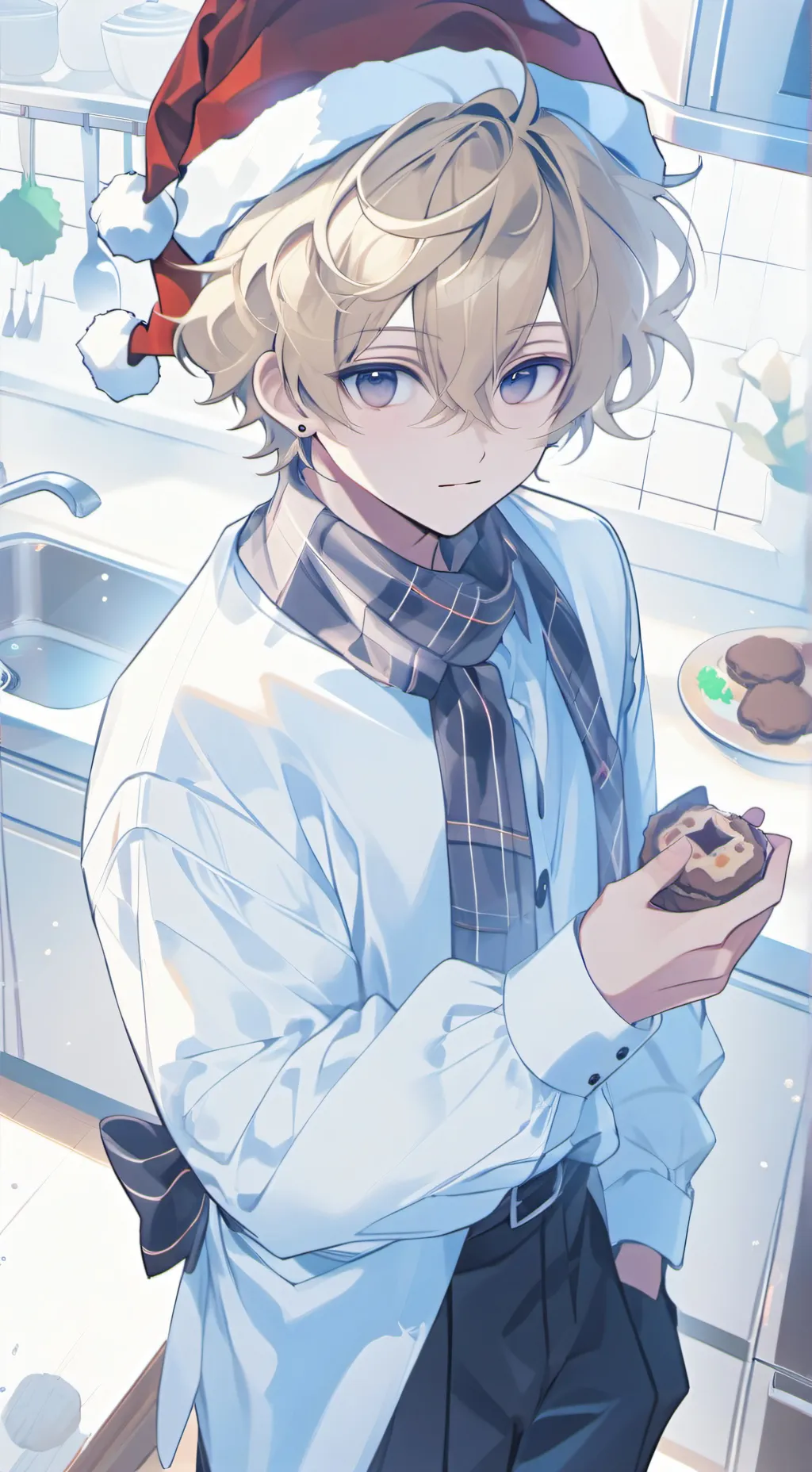 ai character: ꧁🎄Ricky🎄꧂ background