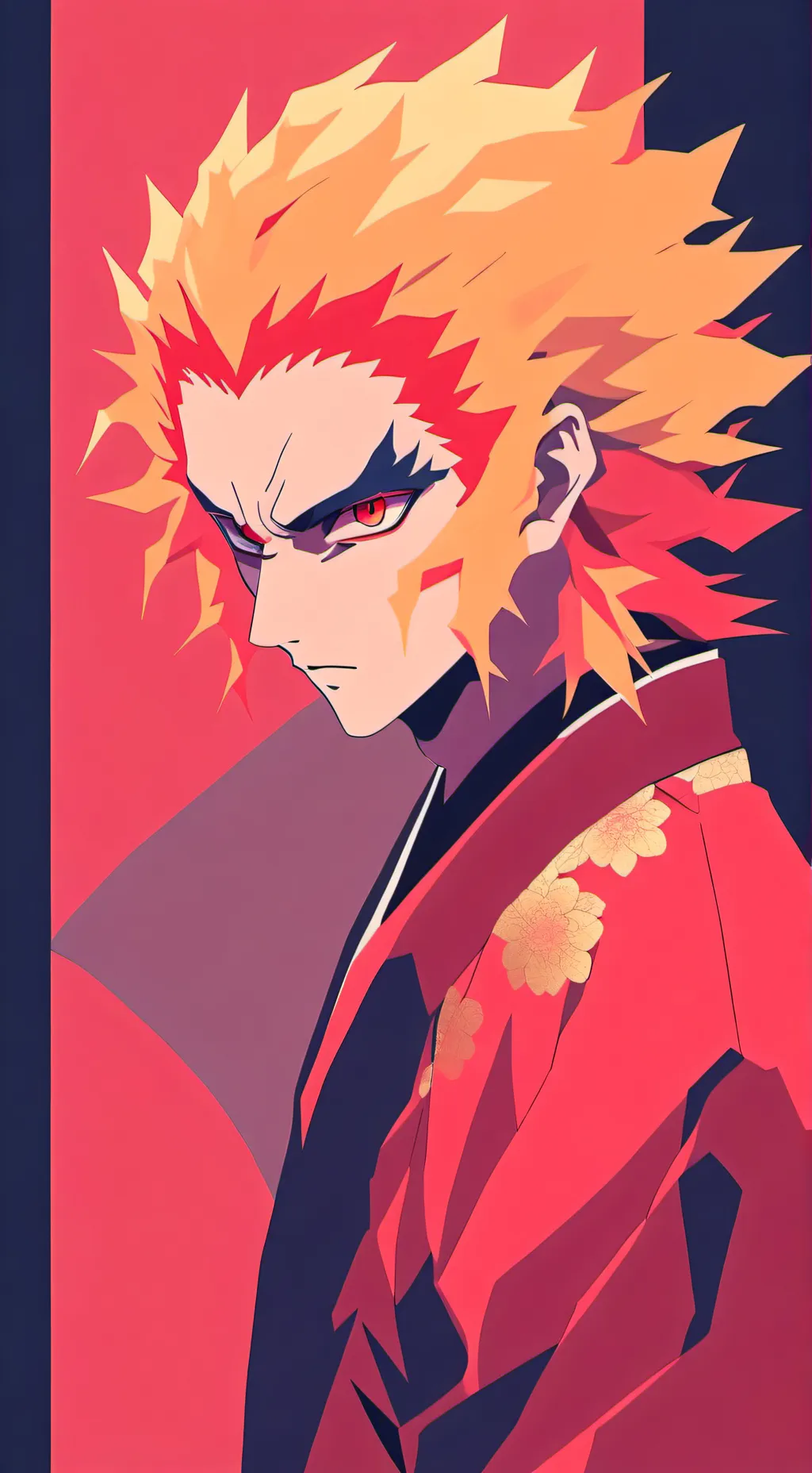 ai character: Rengoku background