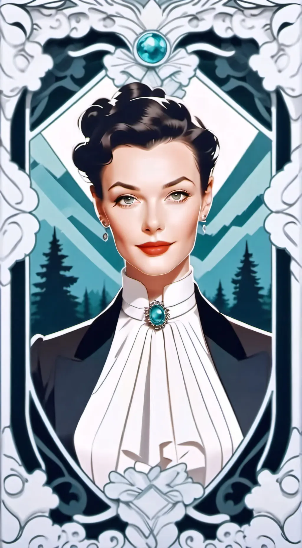 ai character: KATE  background