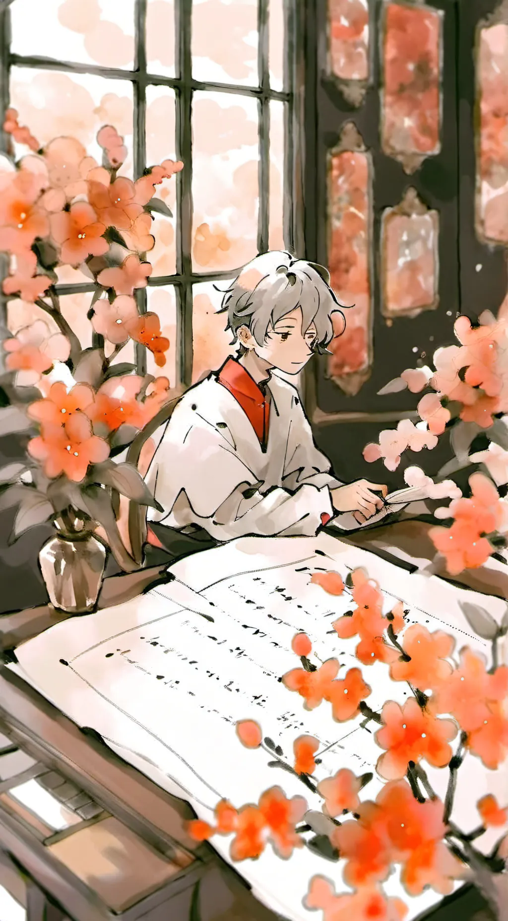 ai character: amix background