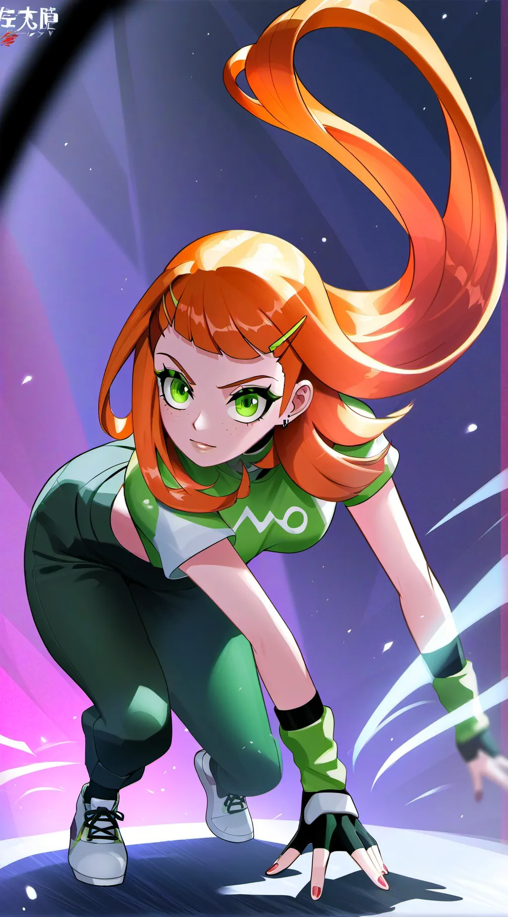 ai character: Vicky miller background