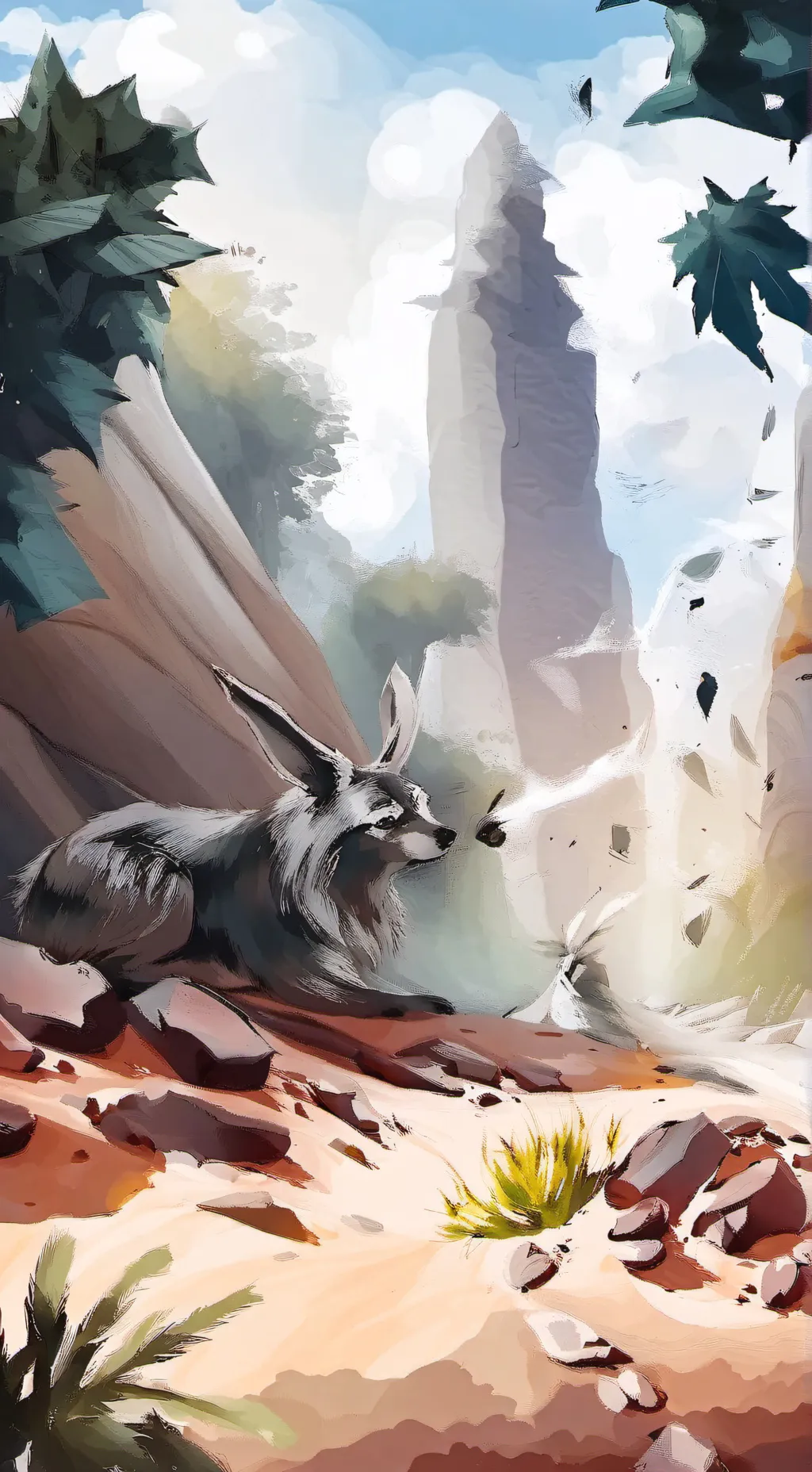 ai character: kyle jstn corge mm background