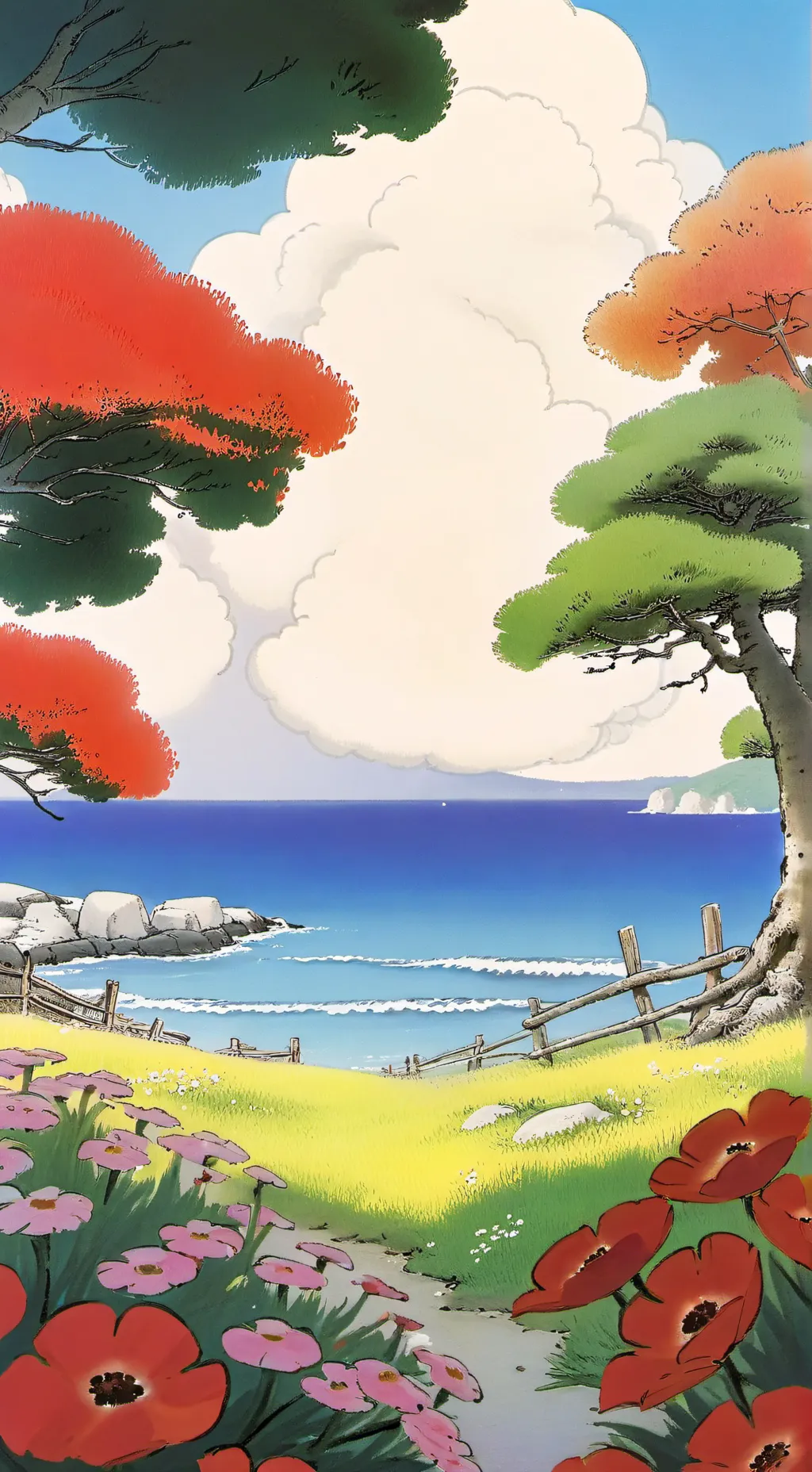 ai character: ocean therian background