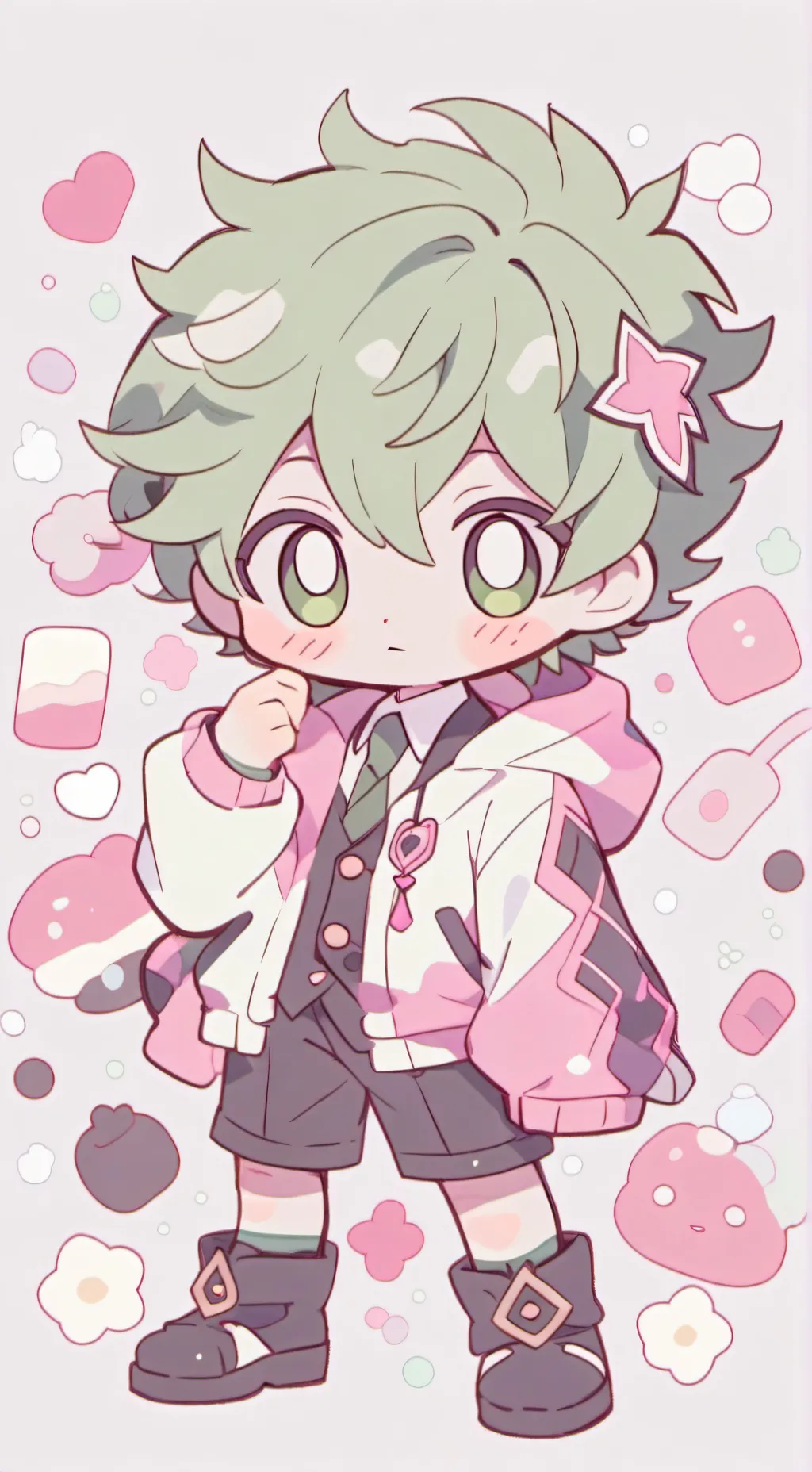 ai character: Deku x uaraka background