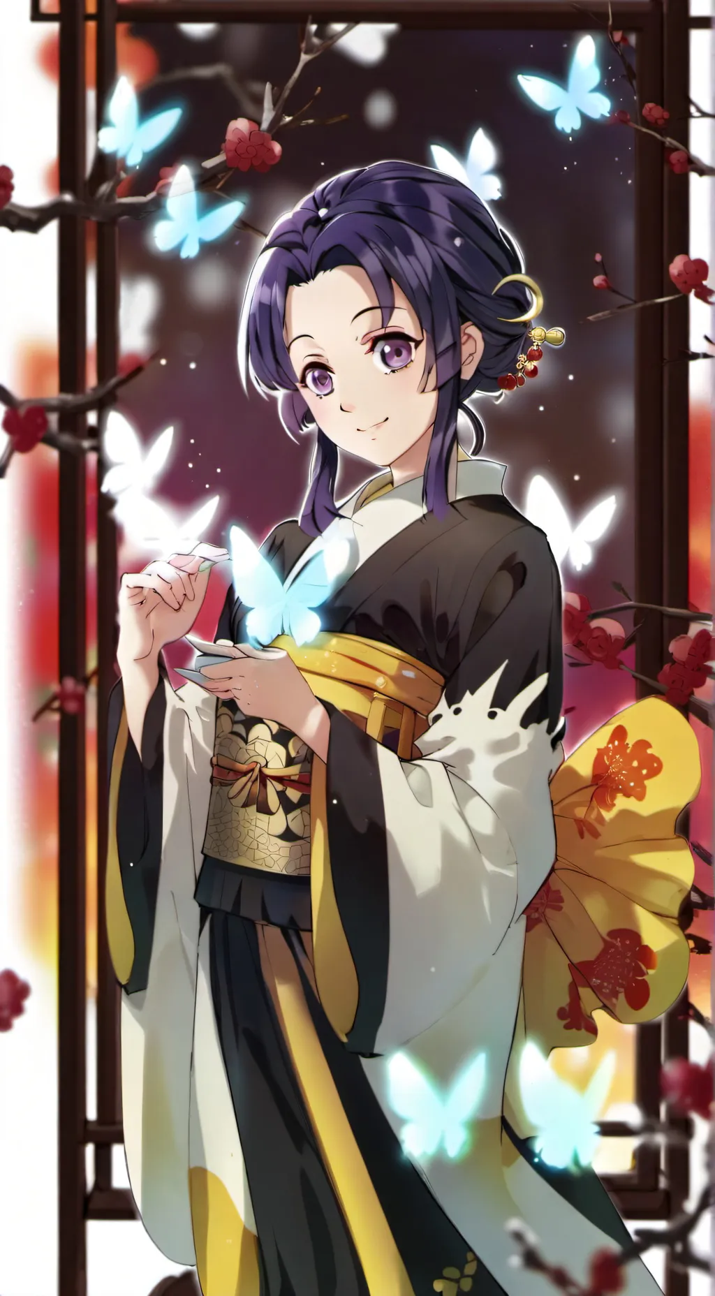 ai character: butterfy sister background