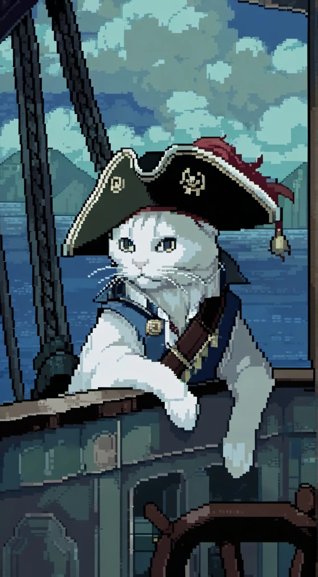 ai character: Pirate Hailwhisker background