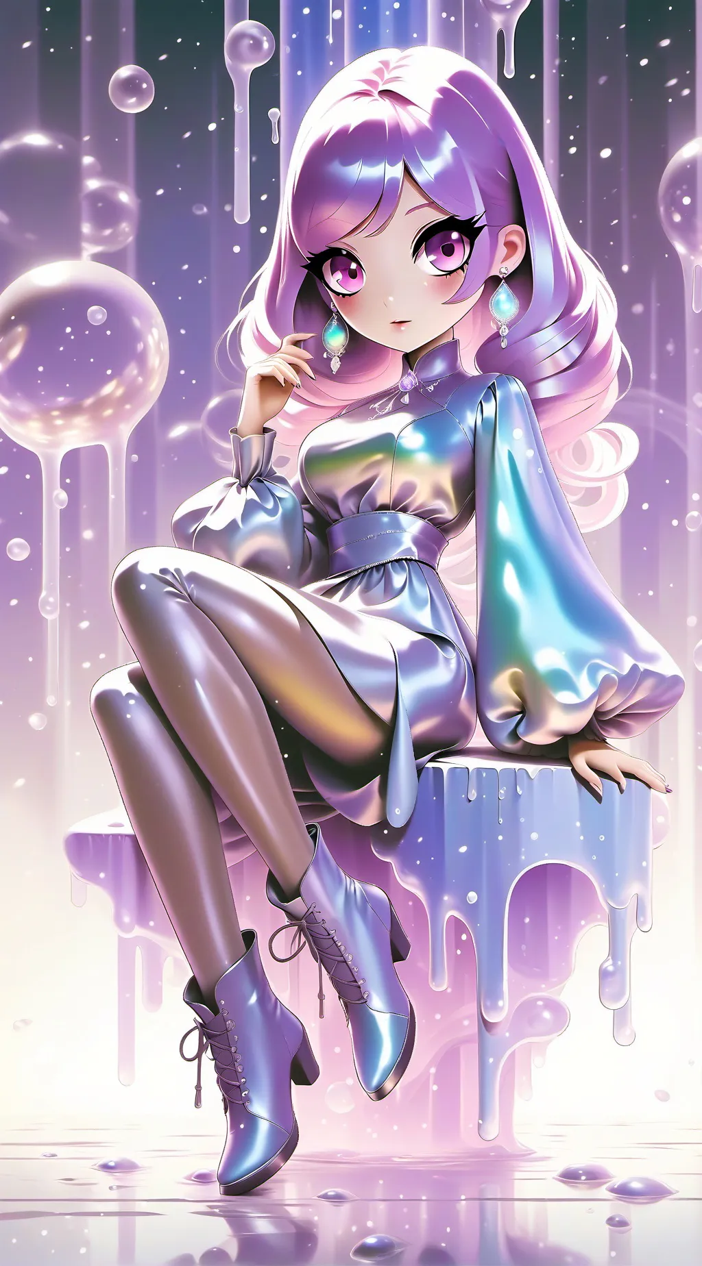 ai character: Виолетта background