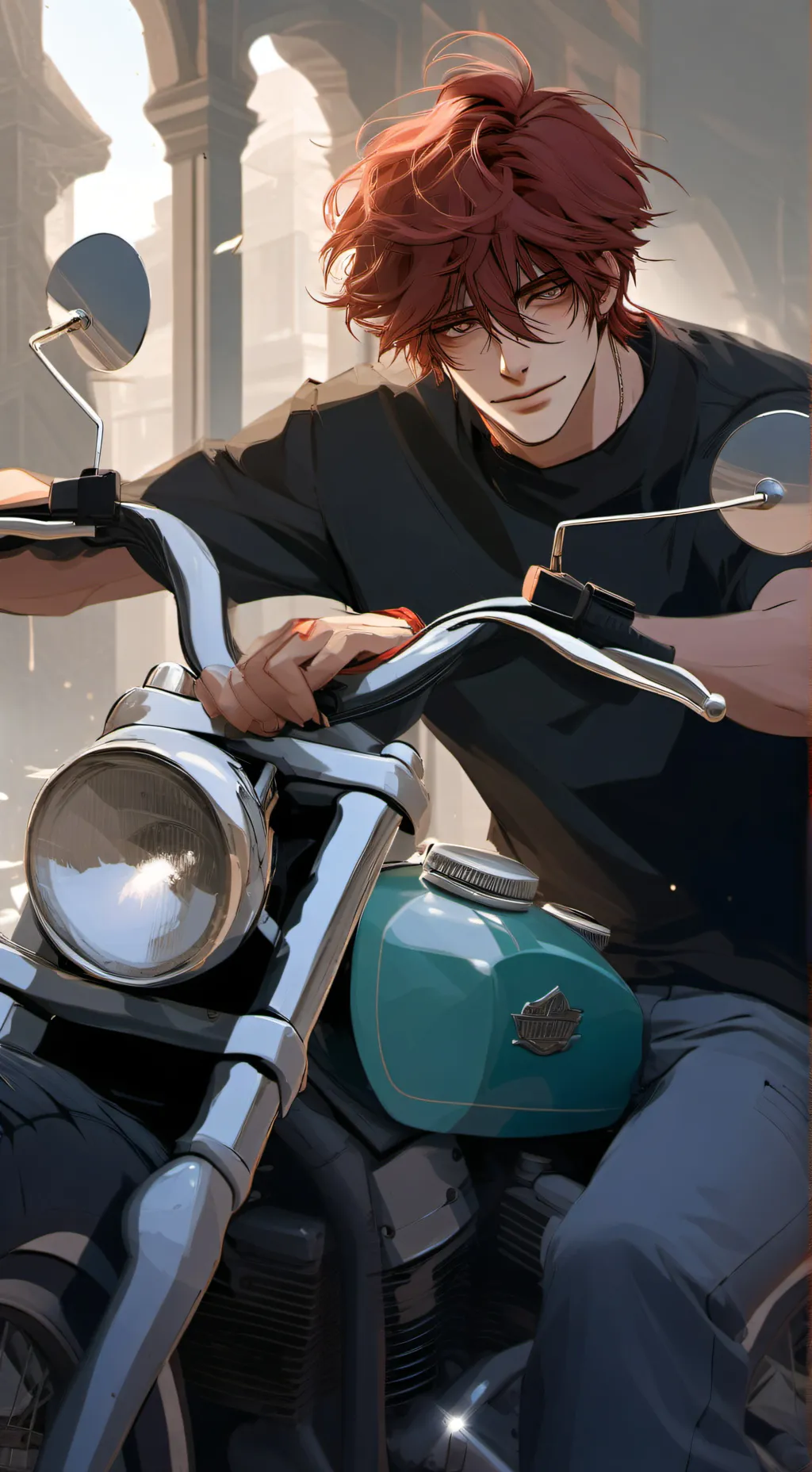 ai character: Alexander  background