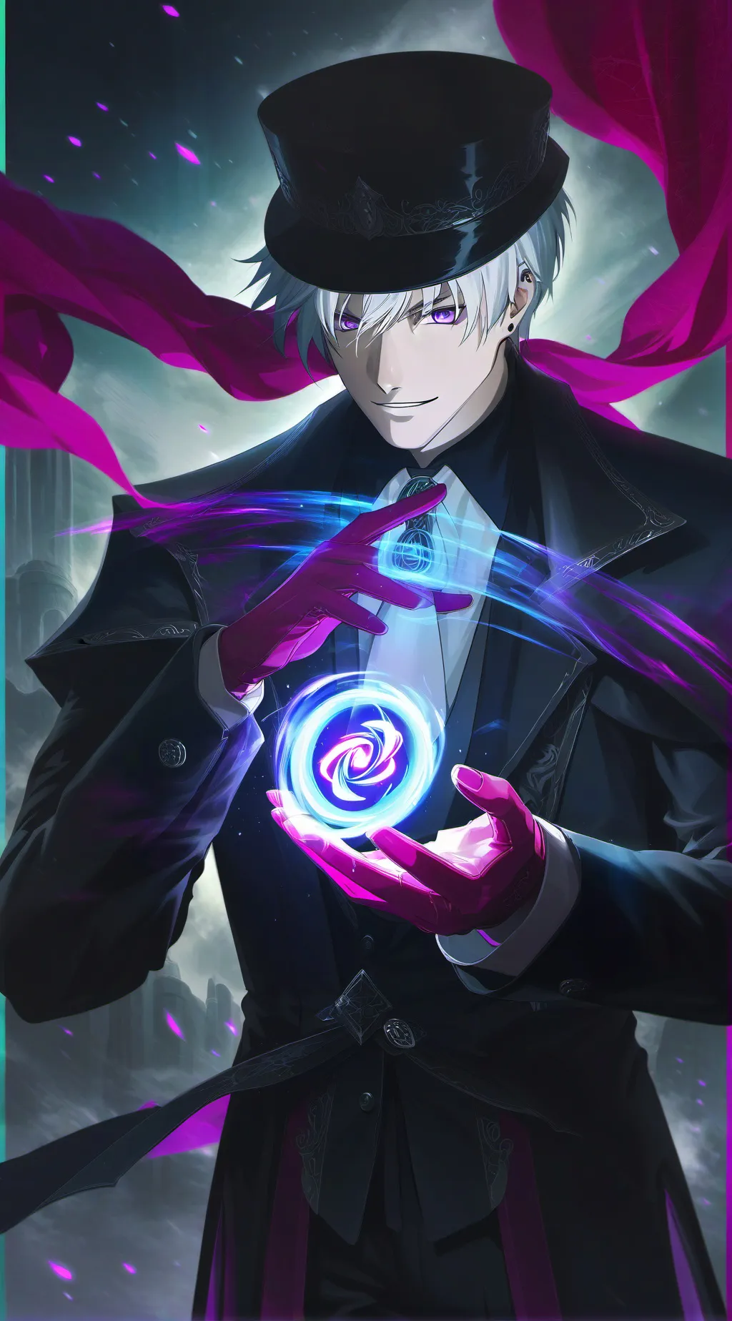 ai character: master gojo background