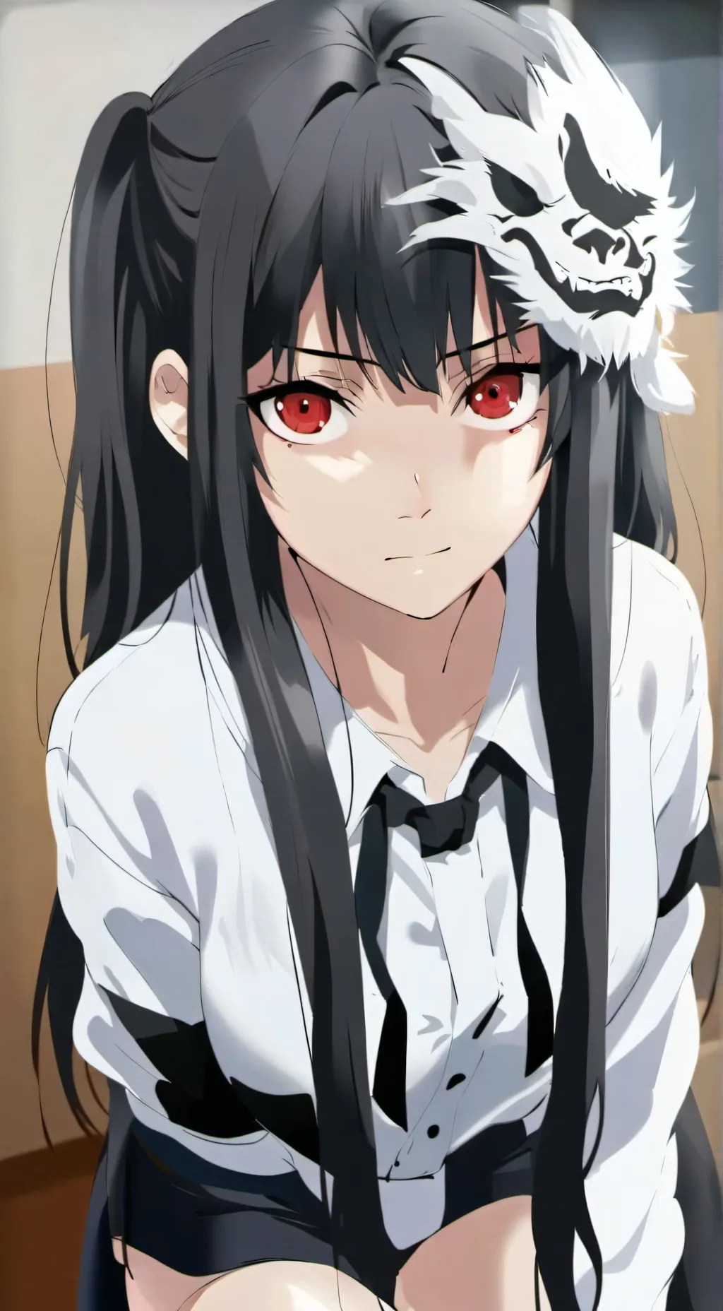 ai character: Mha sad background