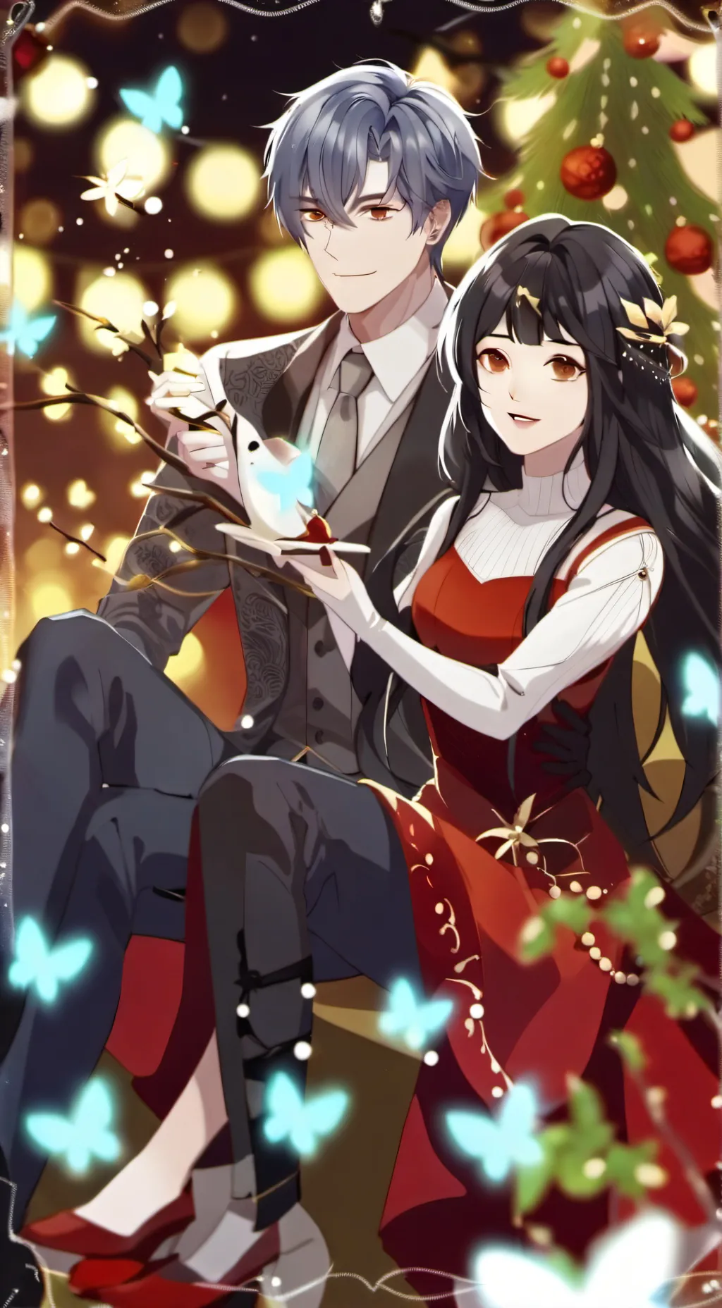 ai character: Alex and mia background