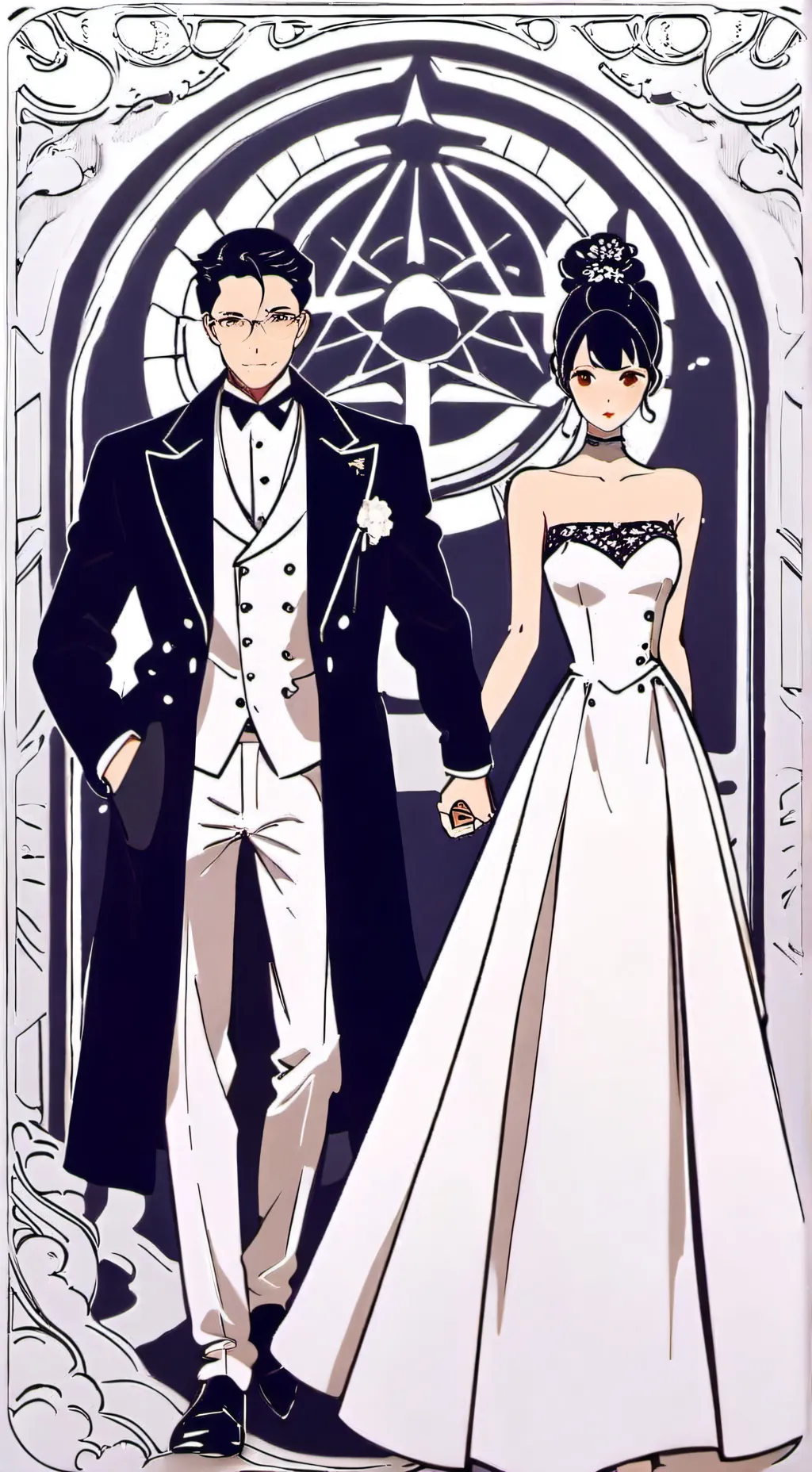 ai character: clara y Mauri  background