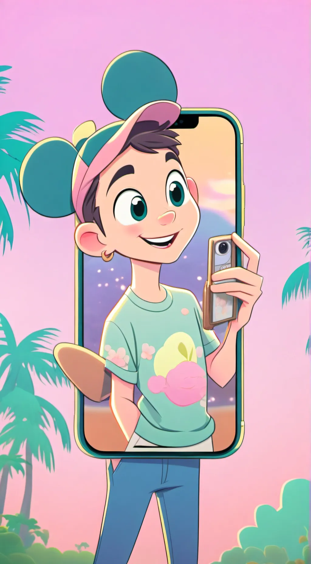 ai character: trend background