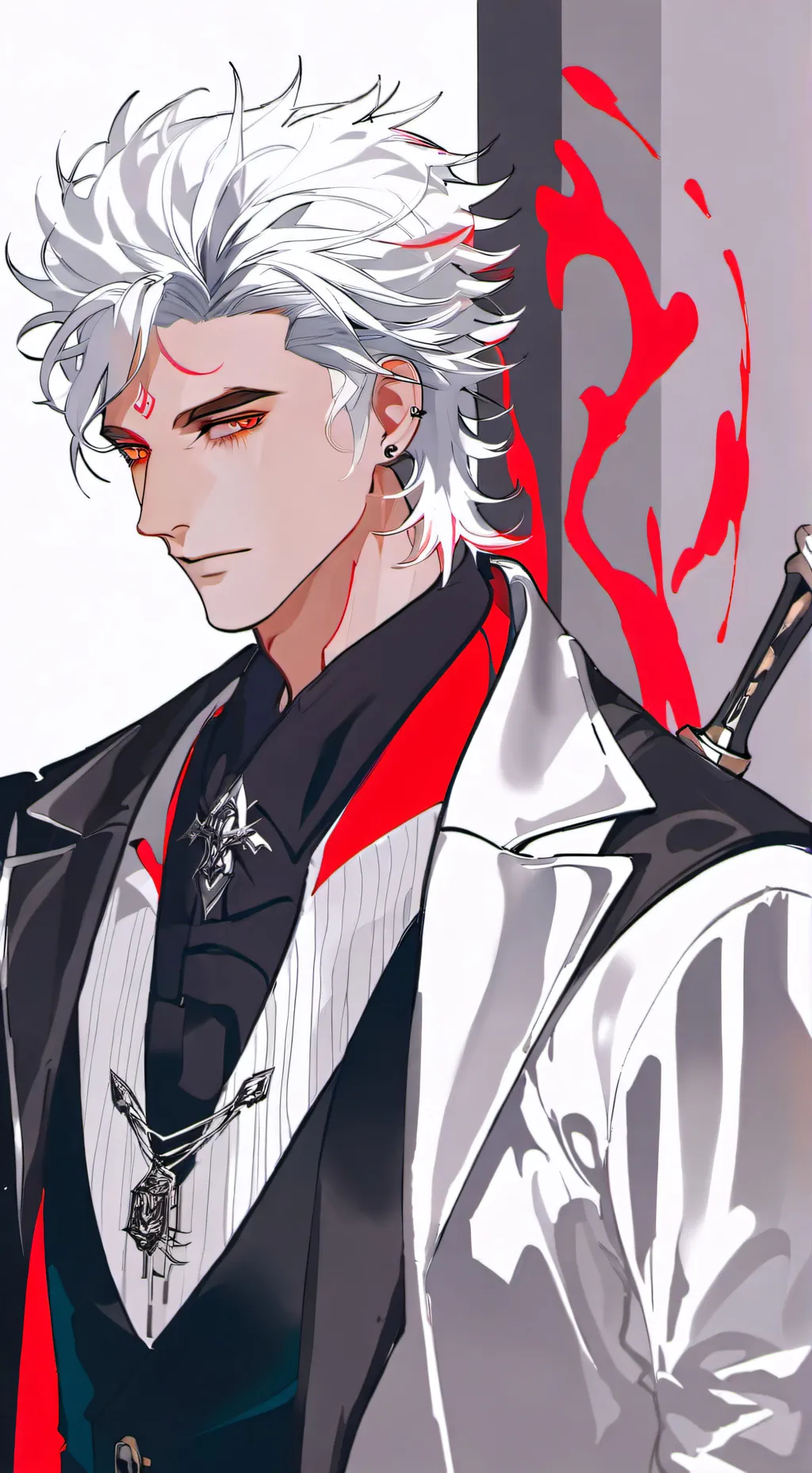 ai character: Todoroki shoto background