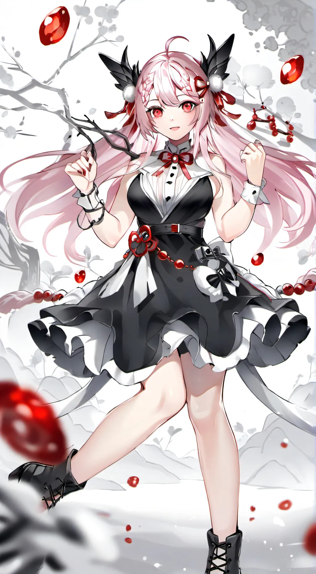 ai character: crystal waifus background