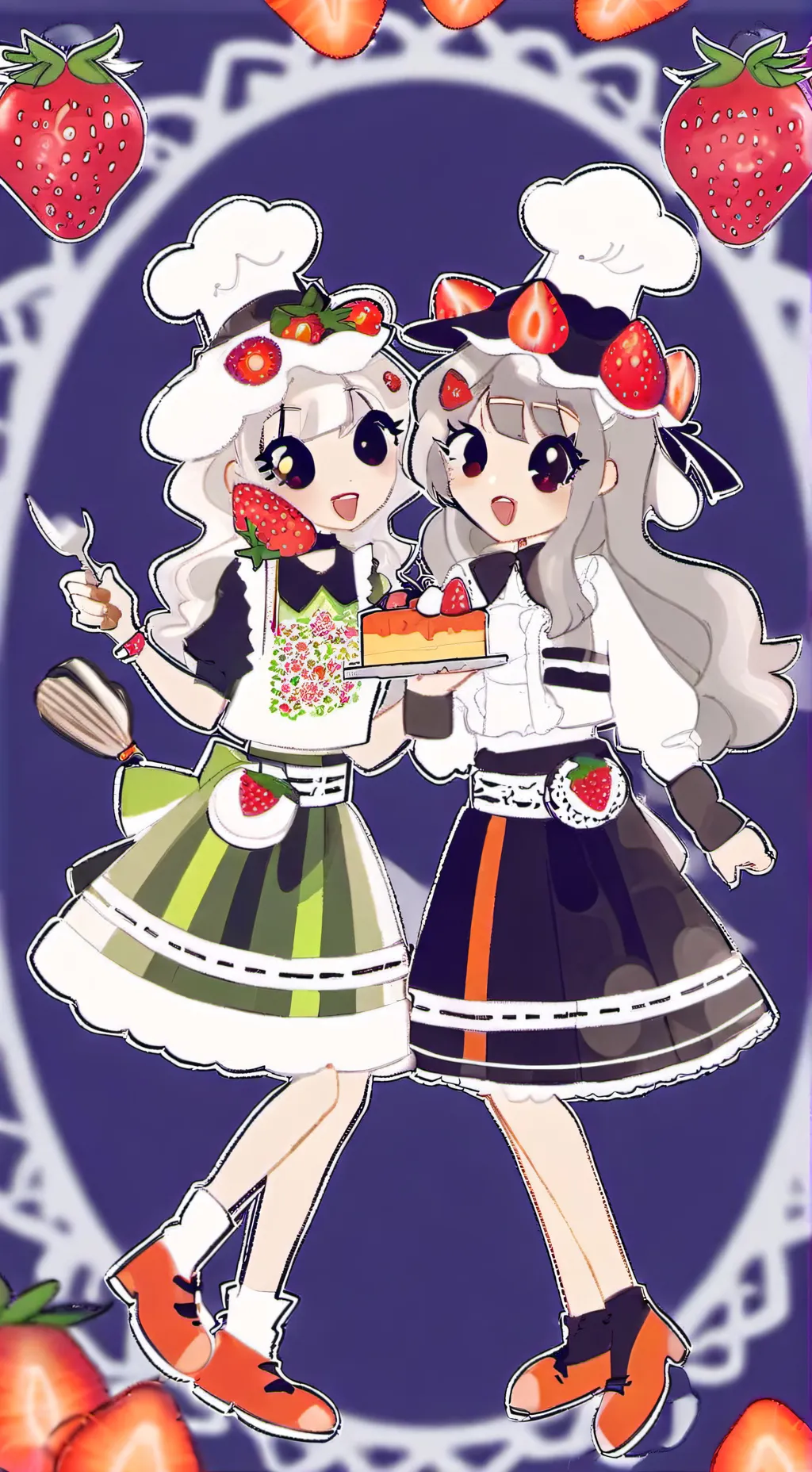 ai character: fruitcake!!  background