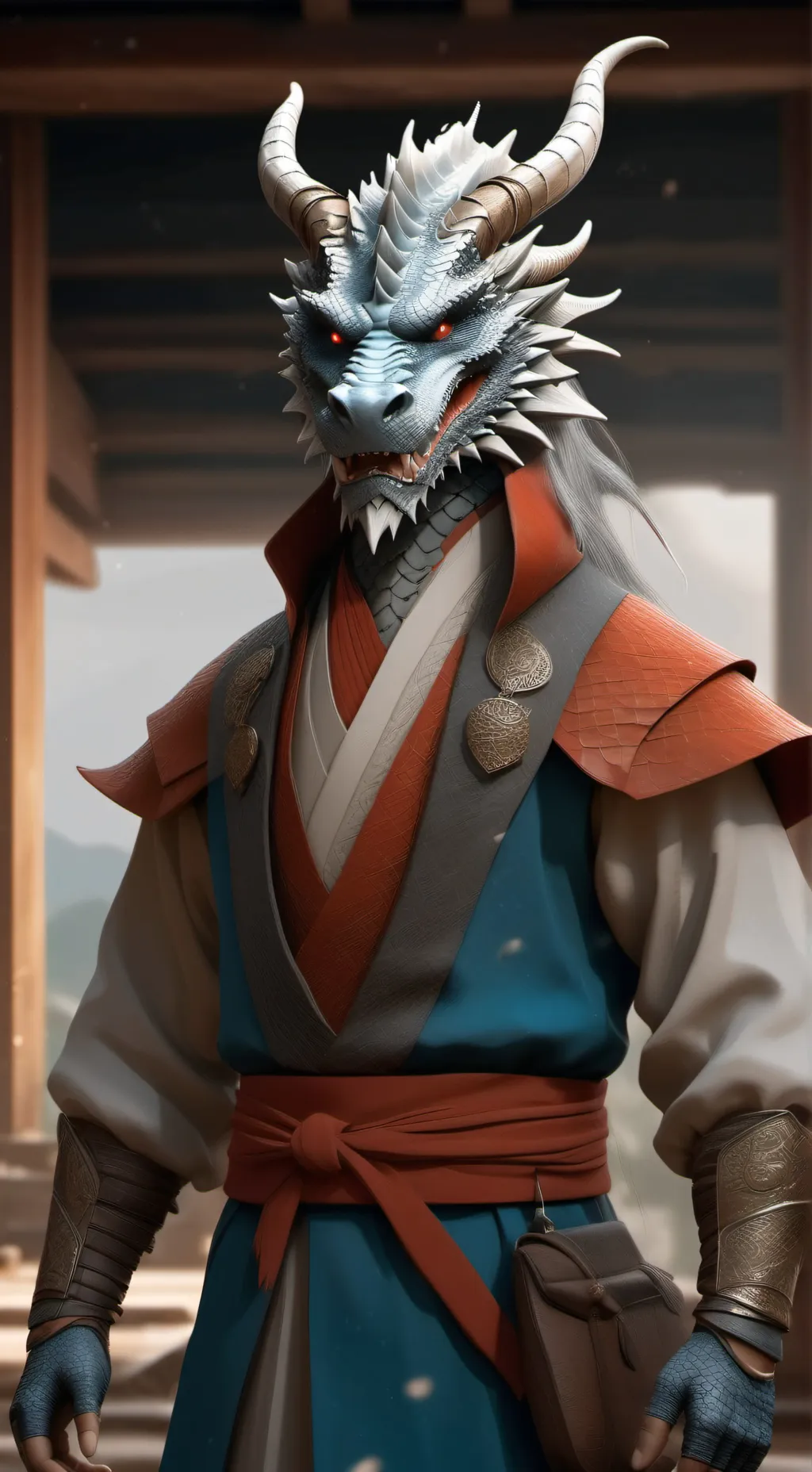 ai character: Dragon Teacher background