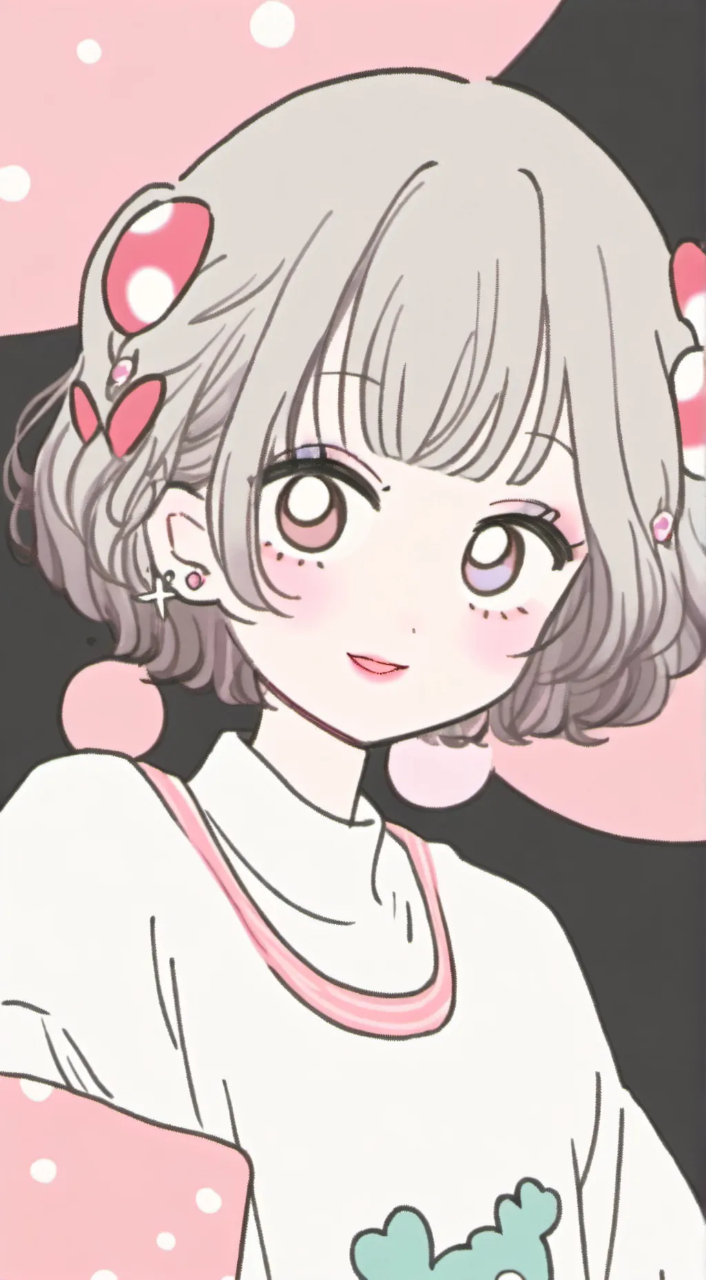 ai character: GIRL background