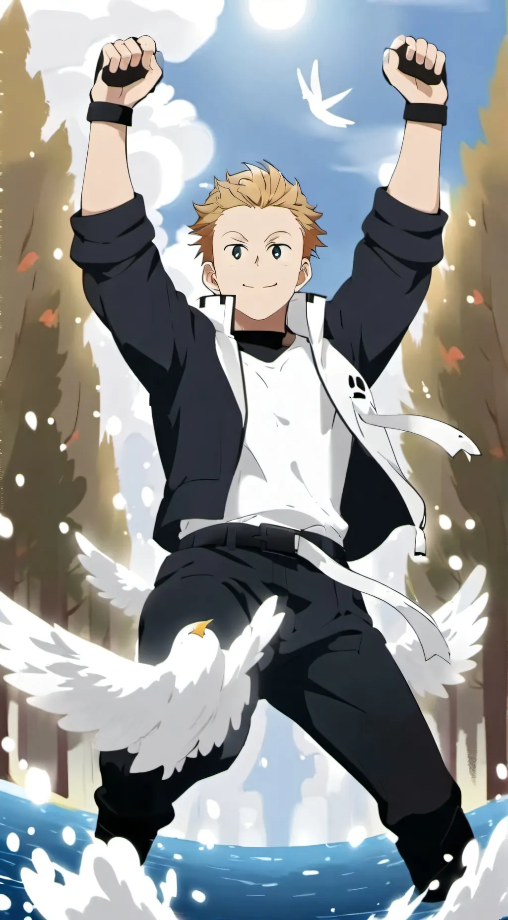 ai character: Mirio Togata background