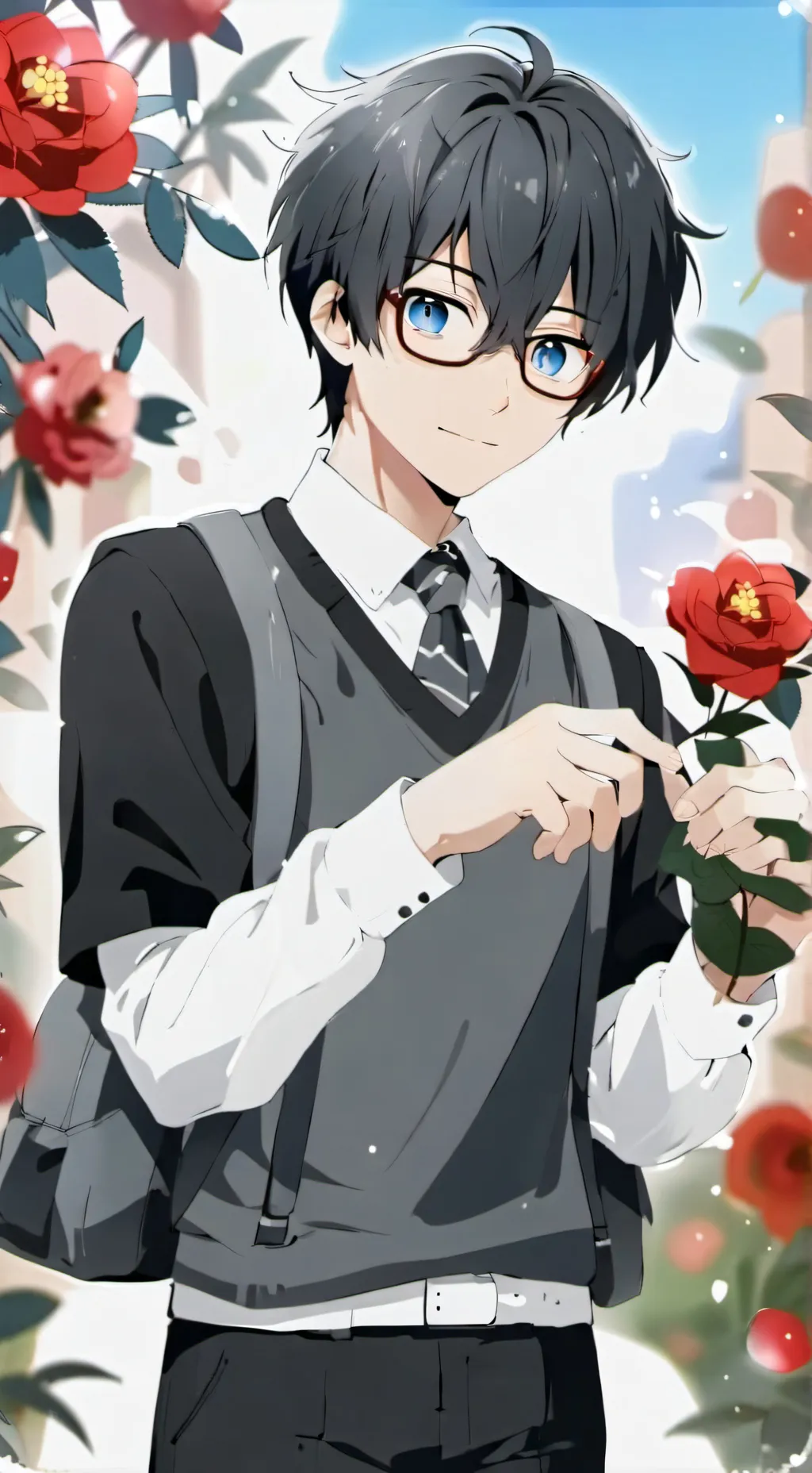 ai character: Alexander  background