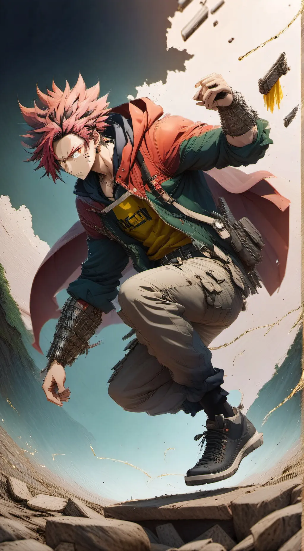 ai character: MHA popular kid background