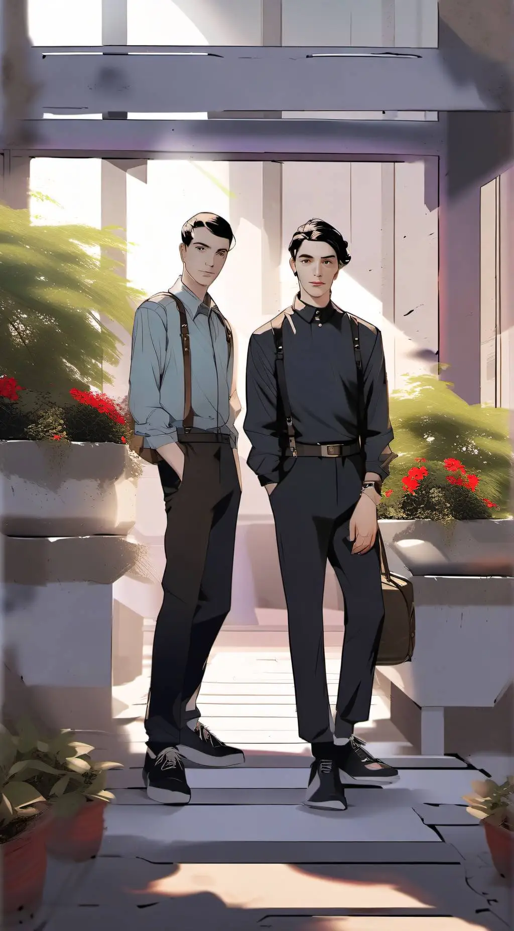 ai character: Brother and sister background