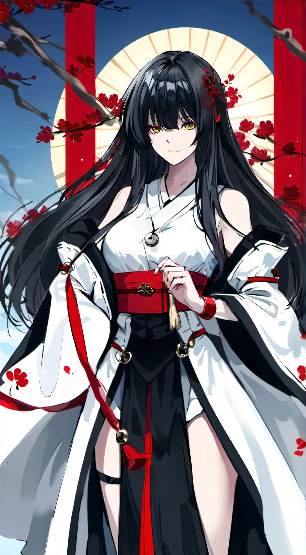 ai character: Shrine Maiden background
