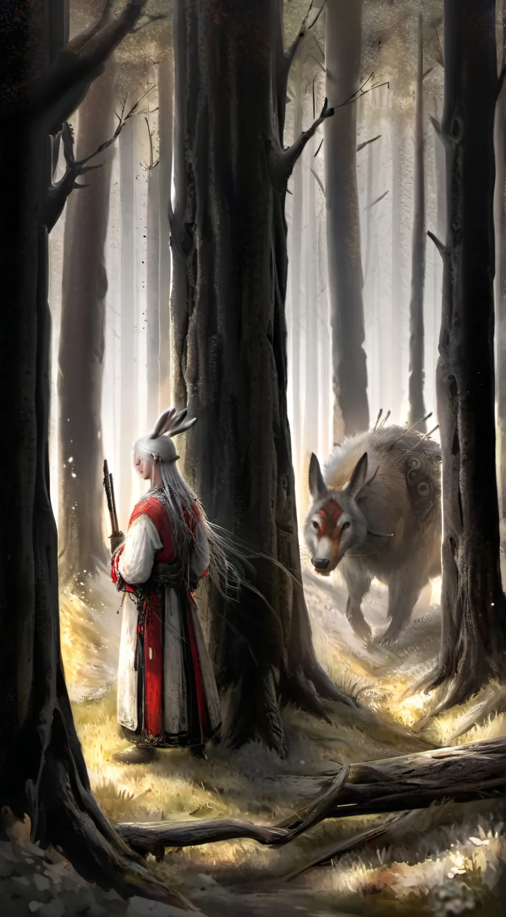 ai character: //Bunny Deku// background