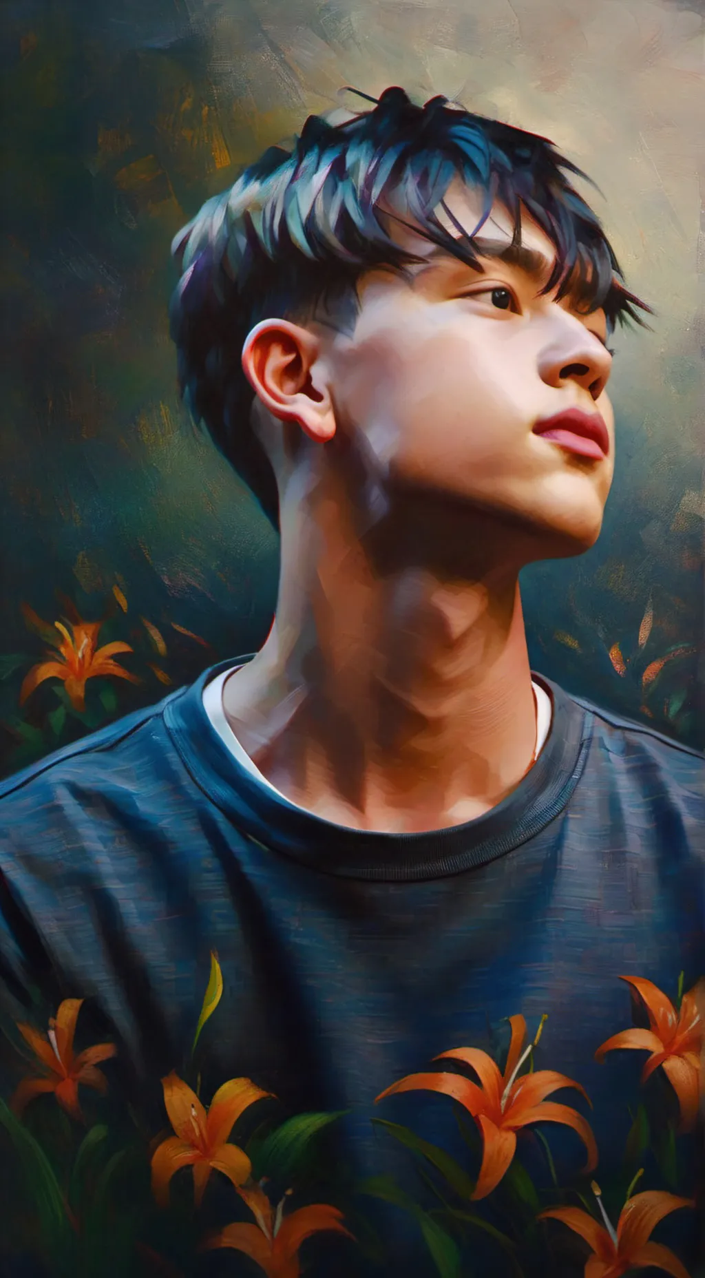 ai character: oliver  background