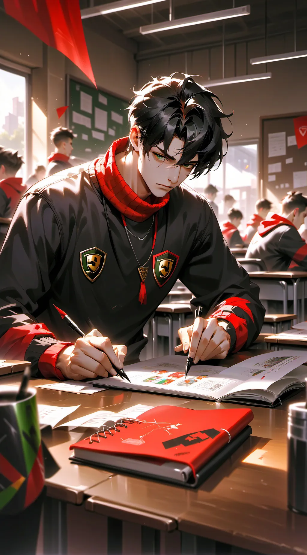 ai character: Ivan  background