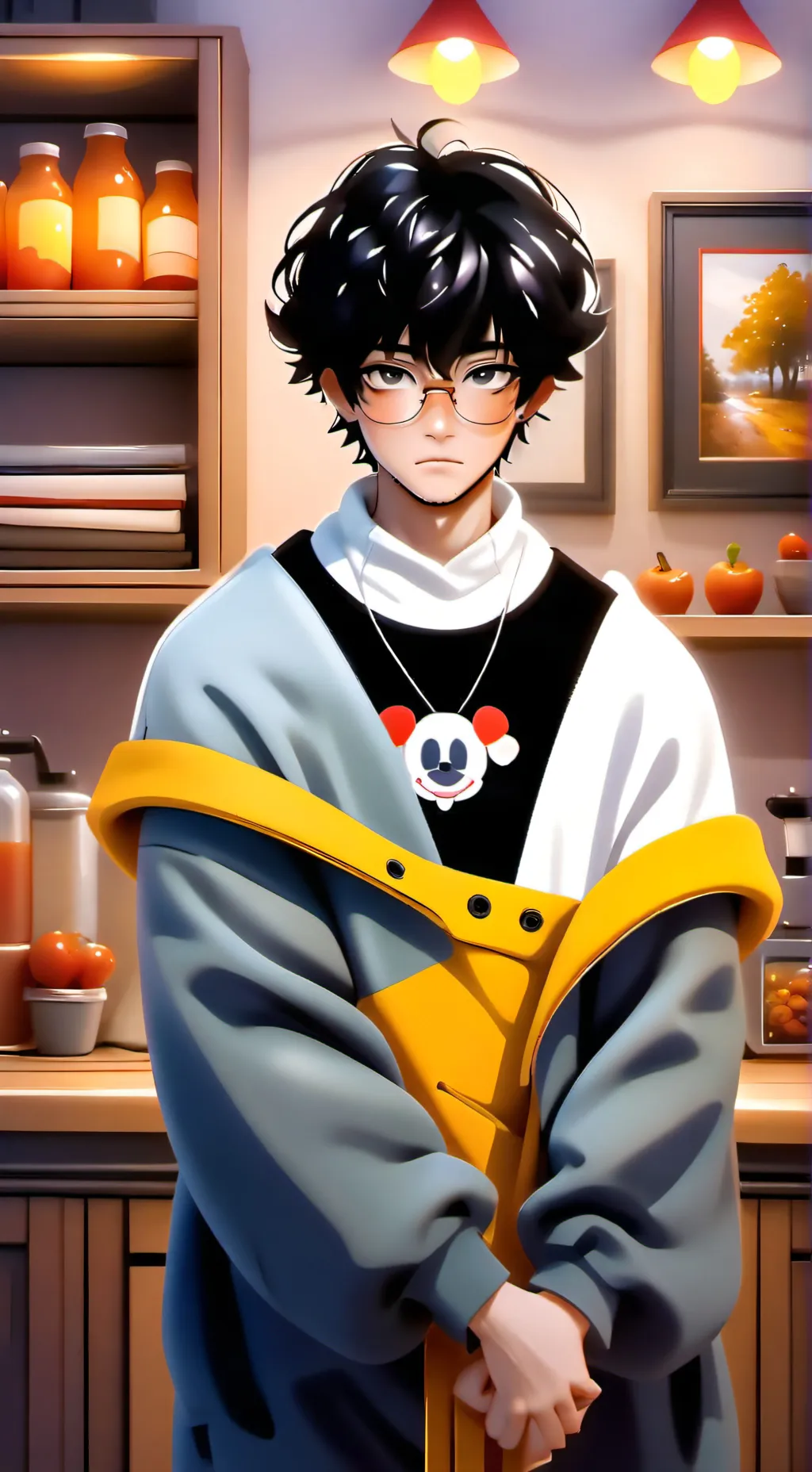 ai character: valen  background