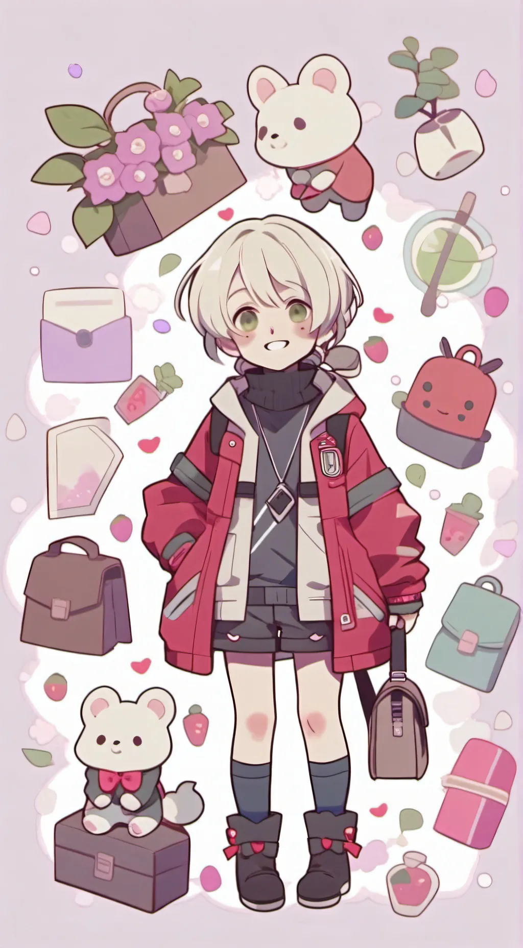 ai character: DRACO!! background