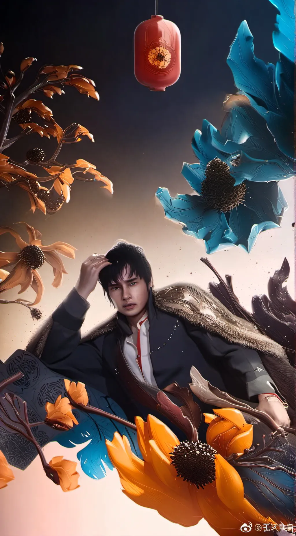 ai character: Colby brock  background