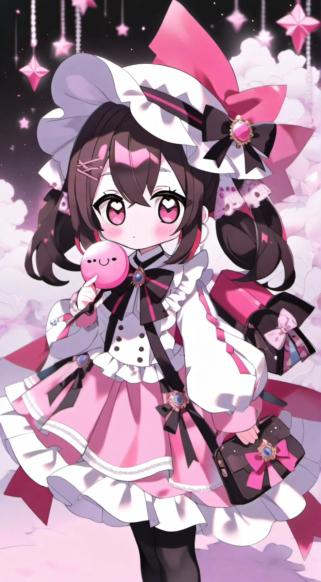 ai character: Gamer kind girl  background