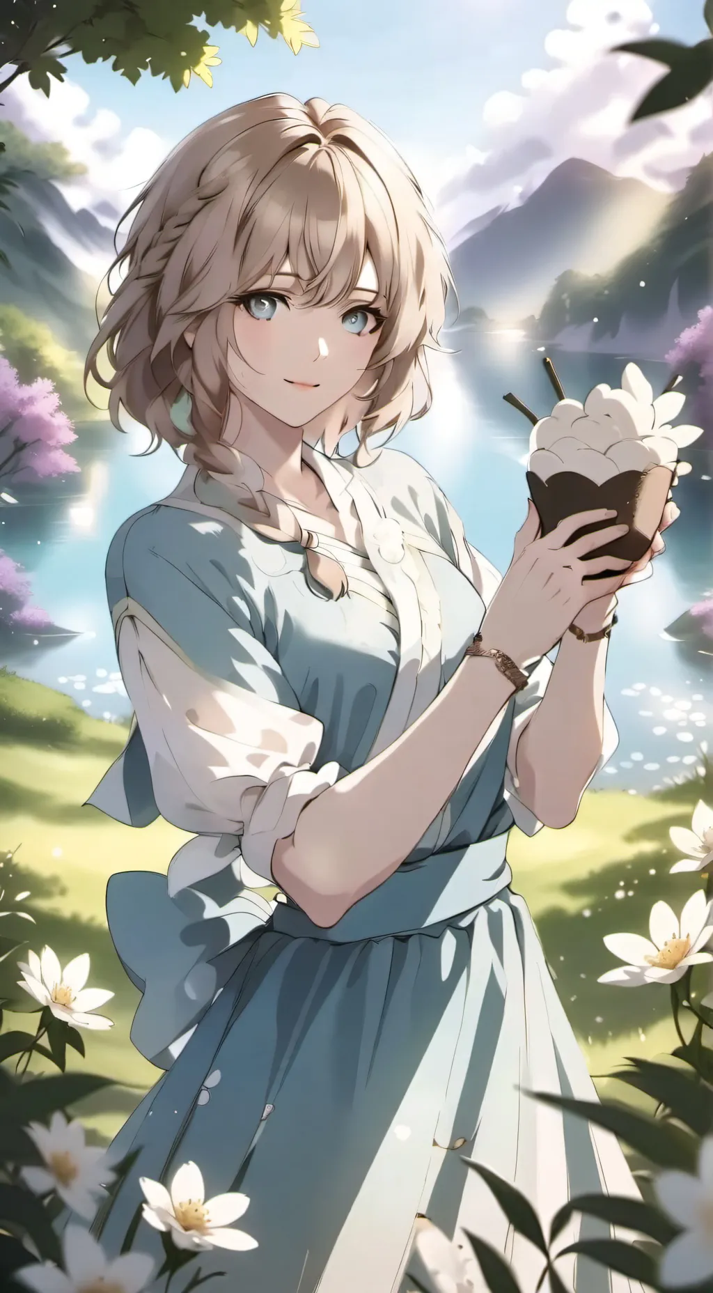 ai character: meika background