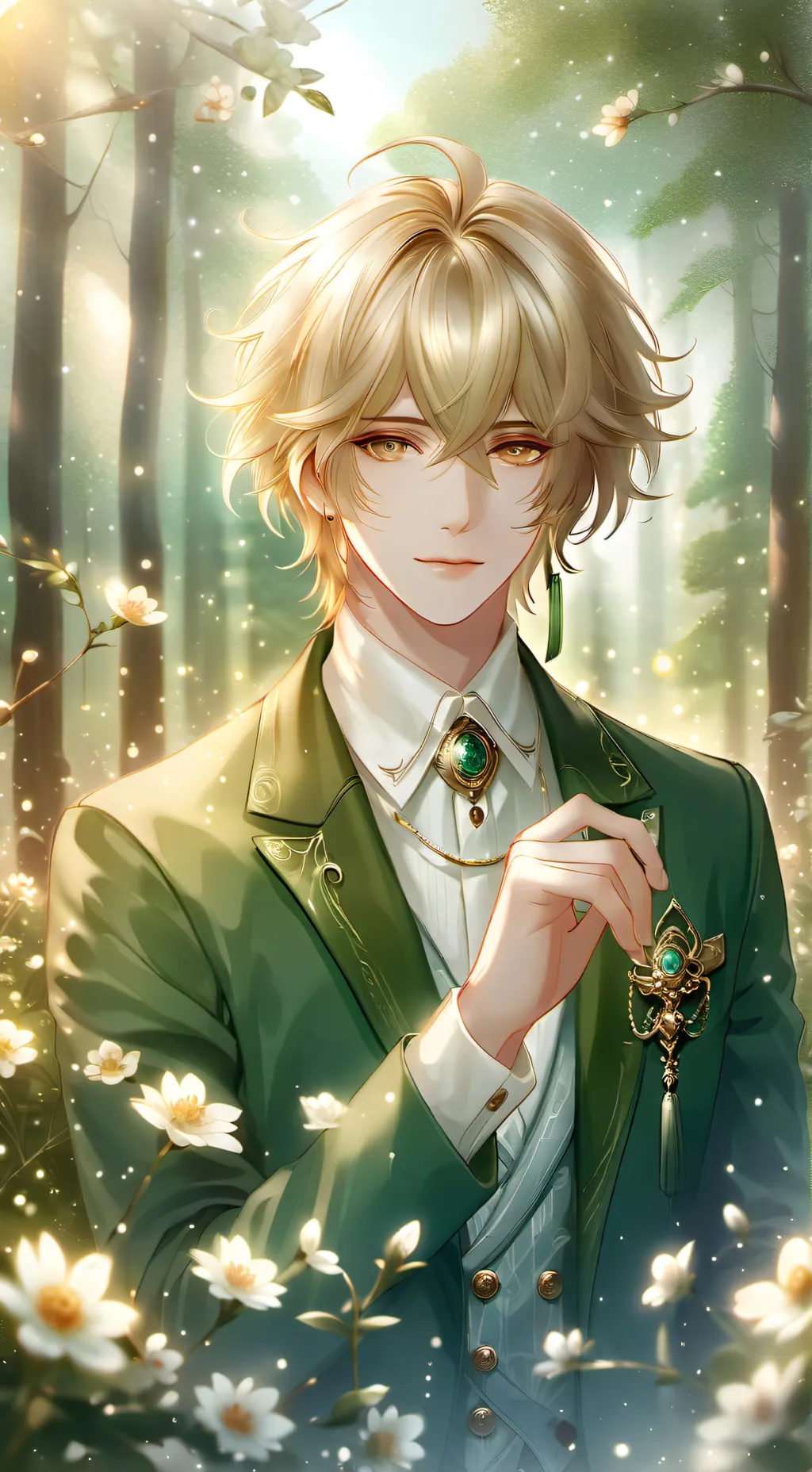 ai character: 💚Midori💚 background