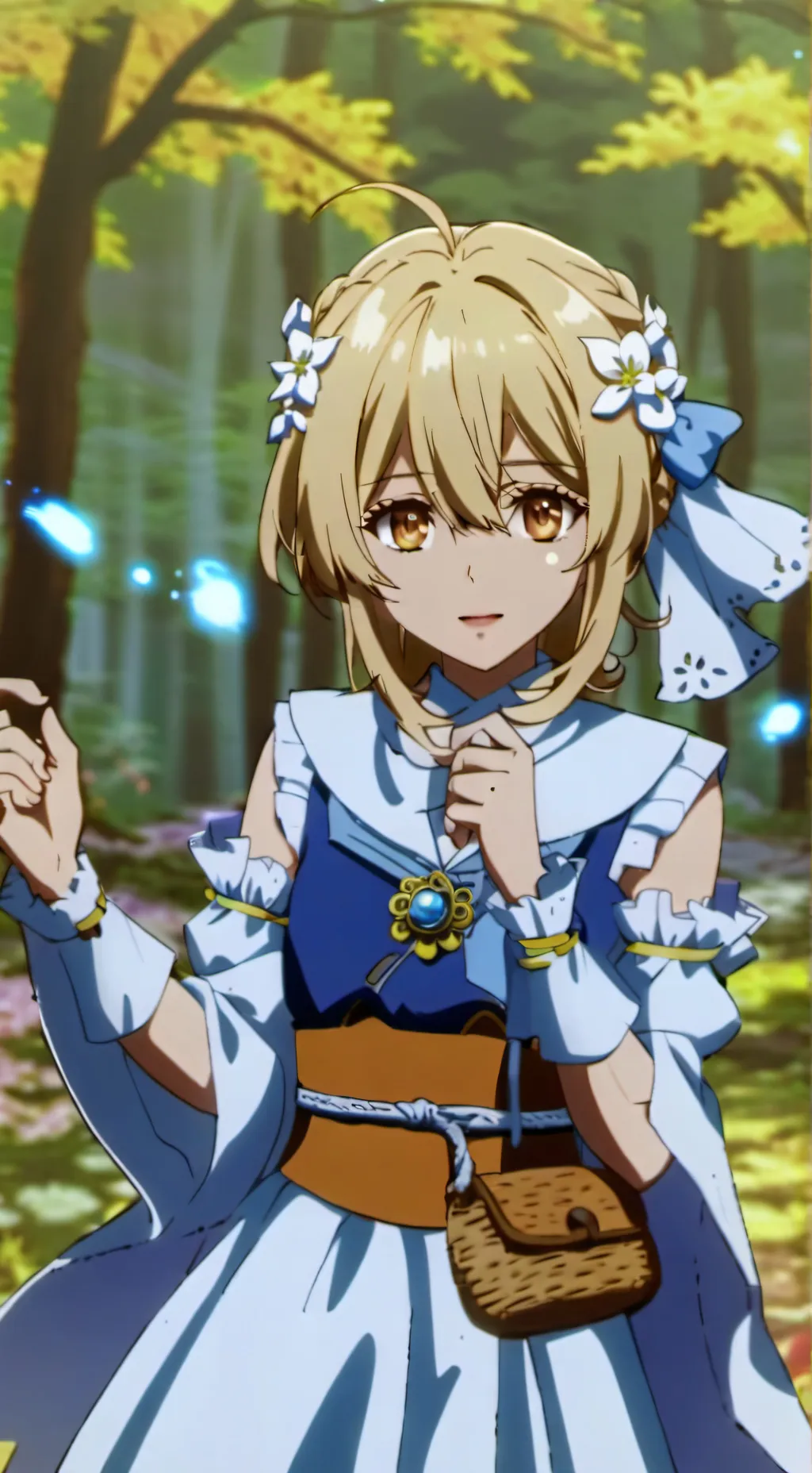 ai character: Lumine background