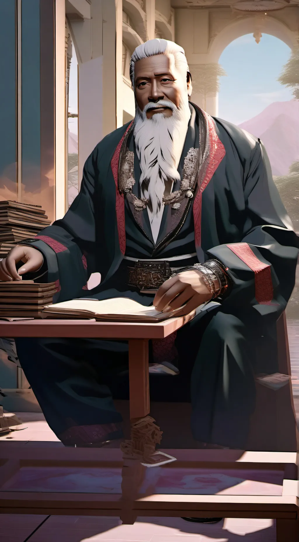 ai character: security breach background