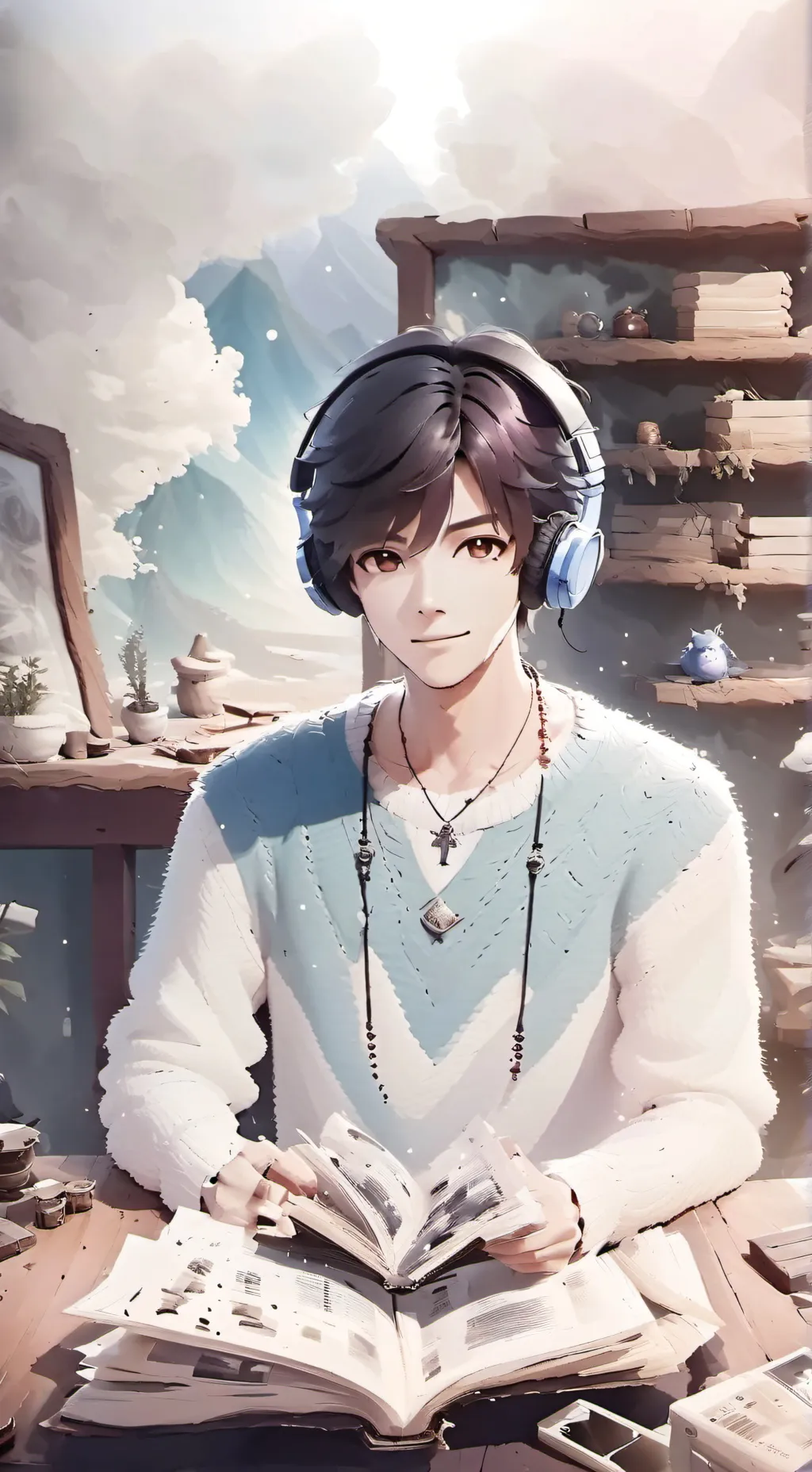 ai character: Kamyer Zenuyatt/KZ background