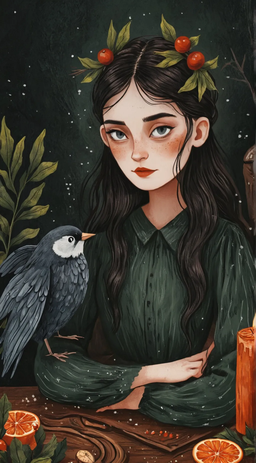 ai character: and man with the background