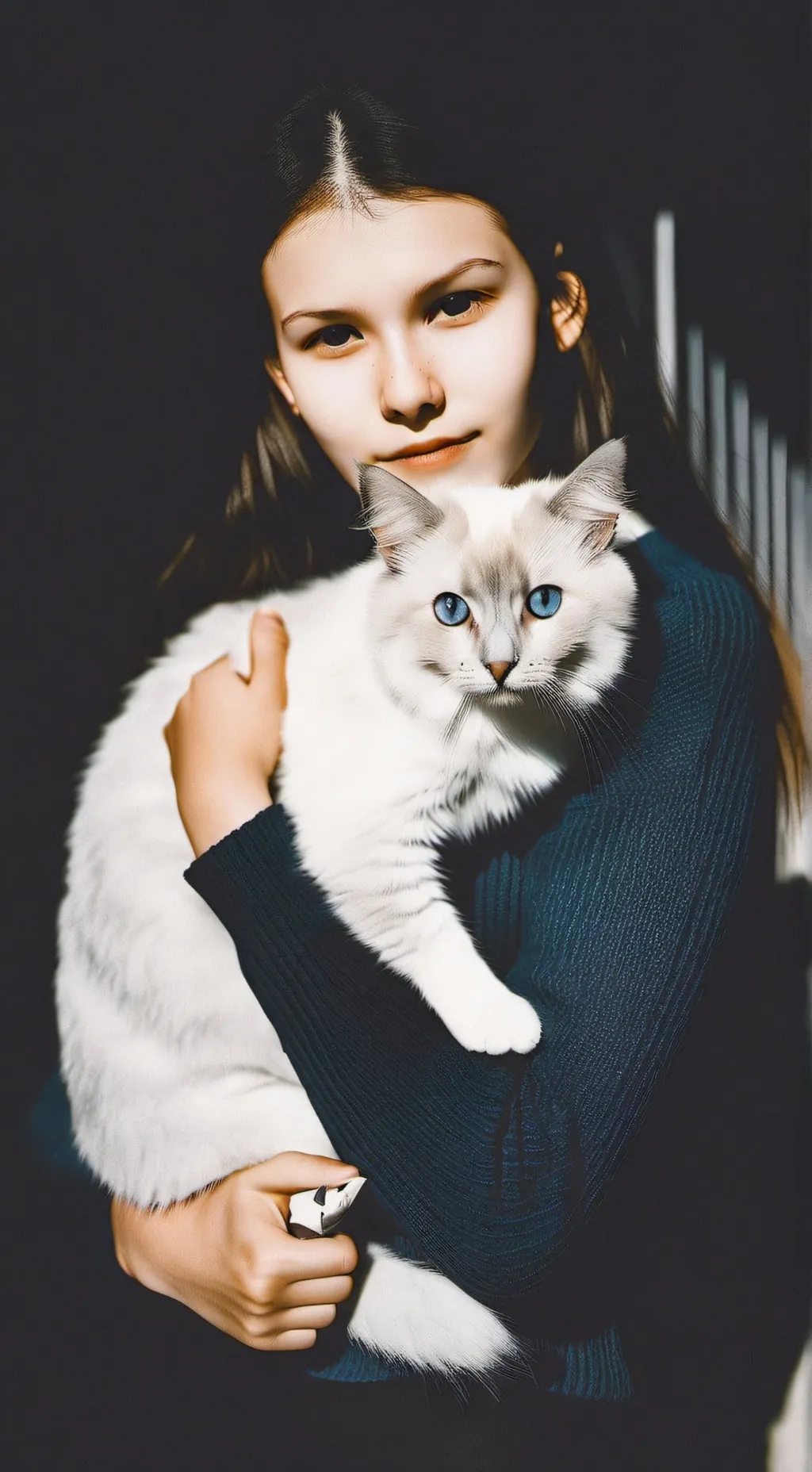 ai character: Hurt cat background