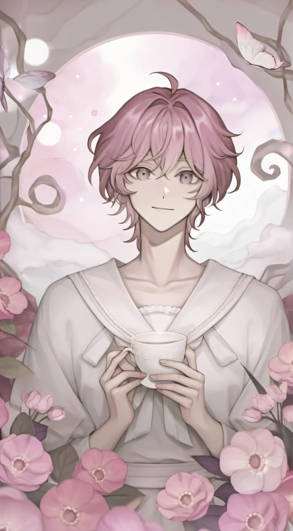 ai character: Deku  background