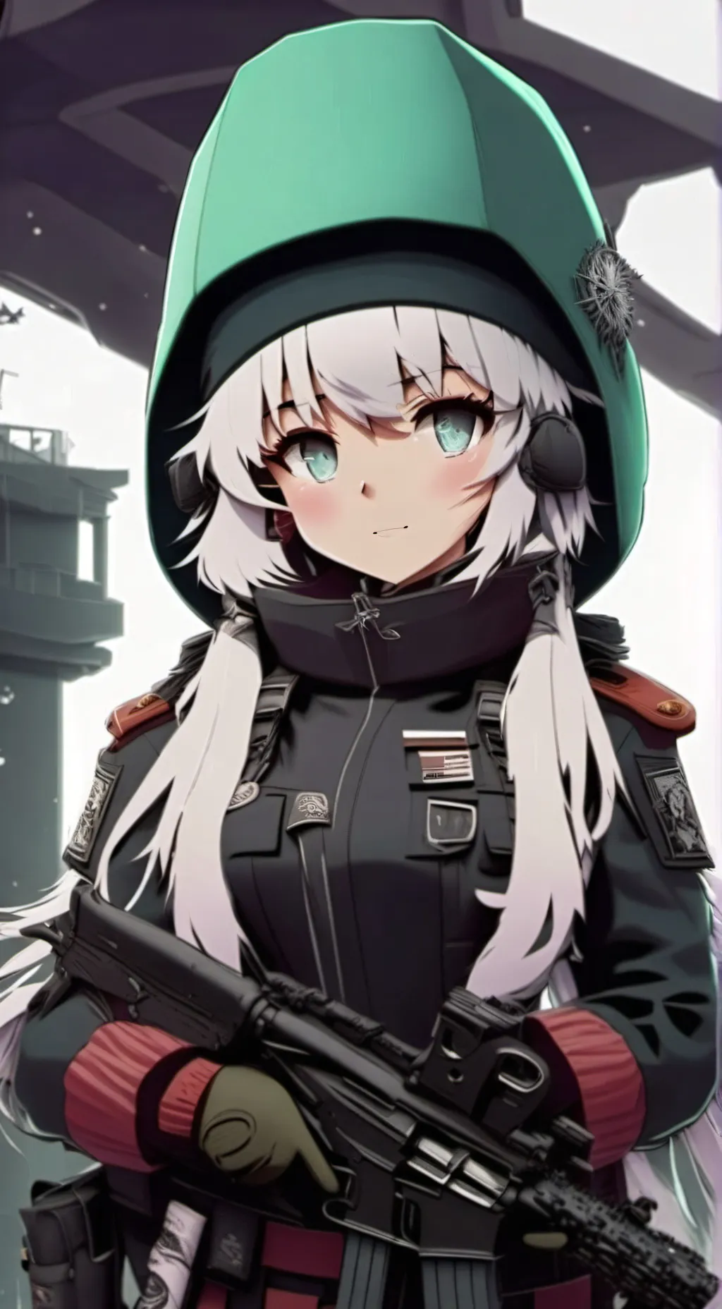 ai character: flor background